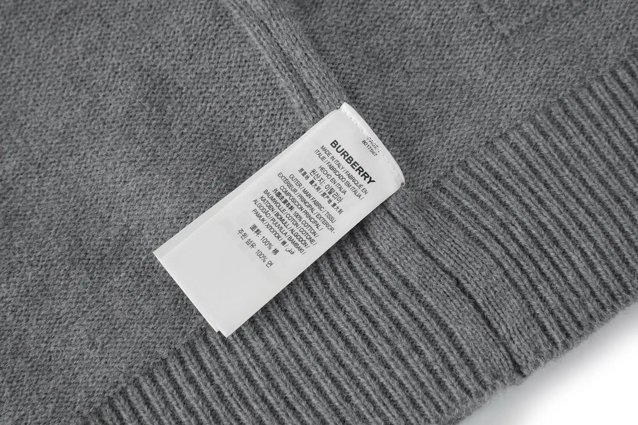 EKD Label Cashmere-Blend Crew-Neck Sweater D24522354 — view 9