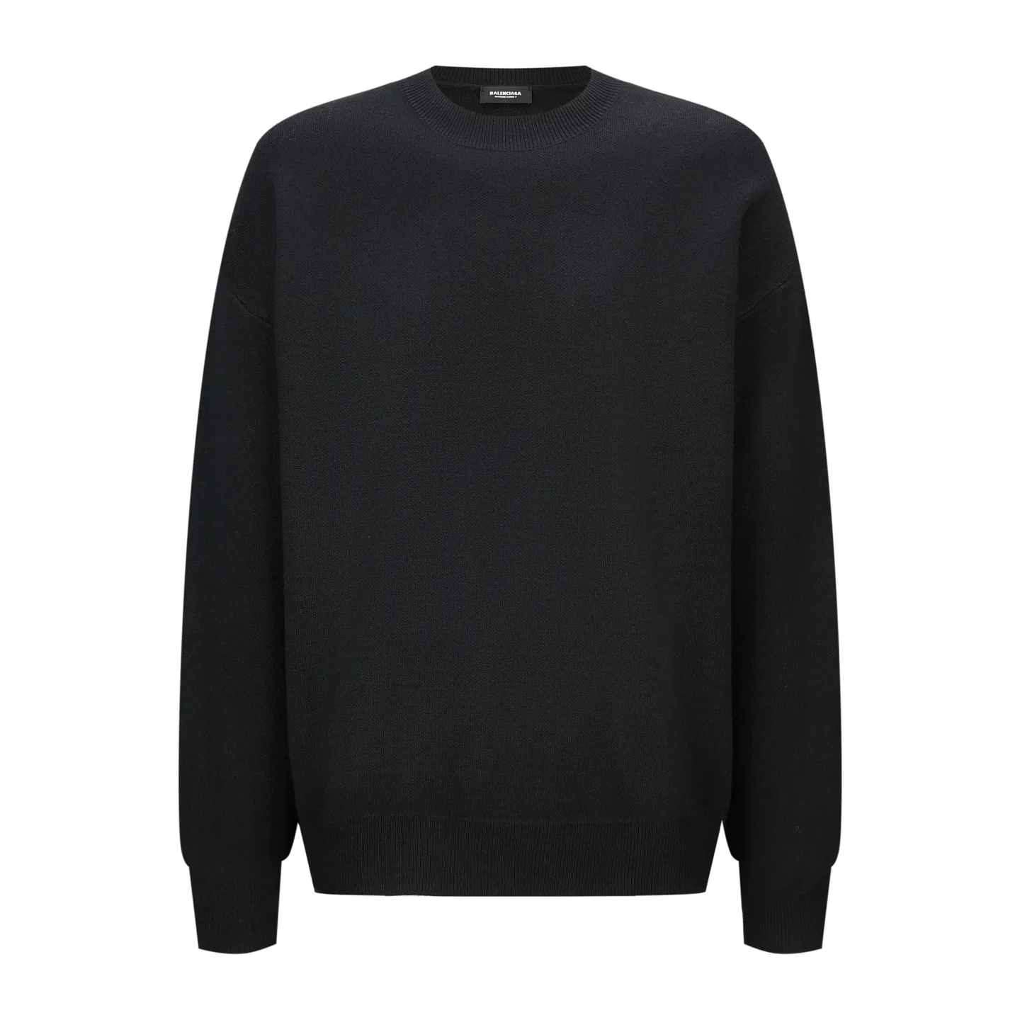 Logo-Plaque Wool-Blend Crew-Neck Sweater D24522481