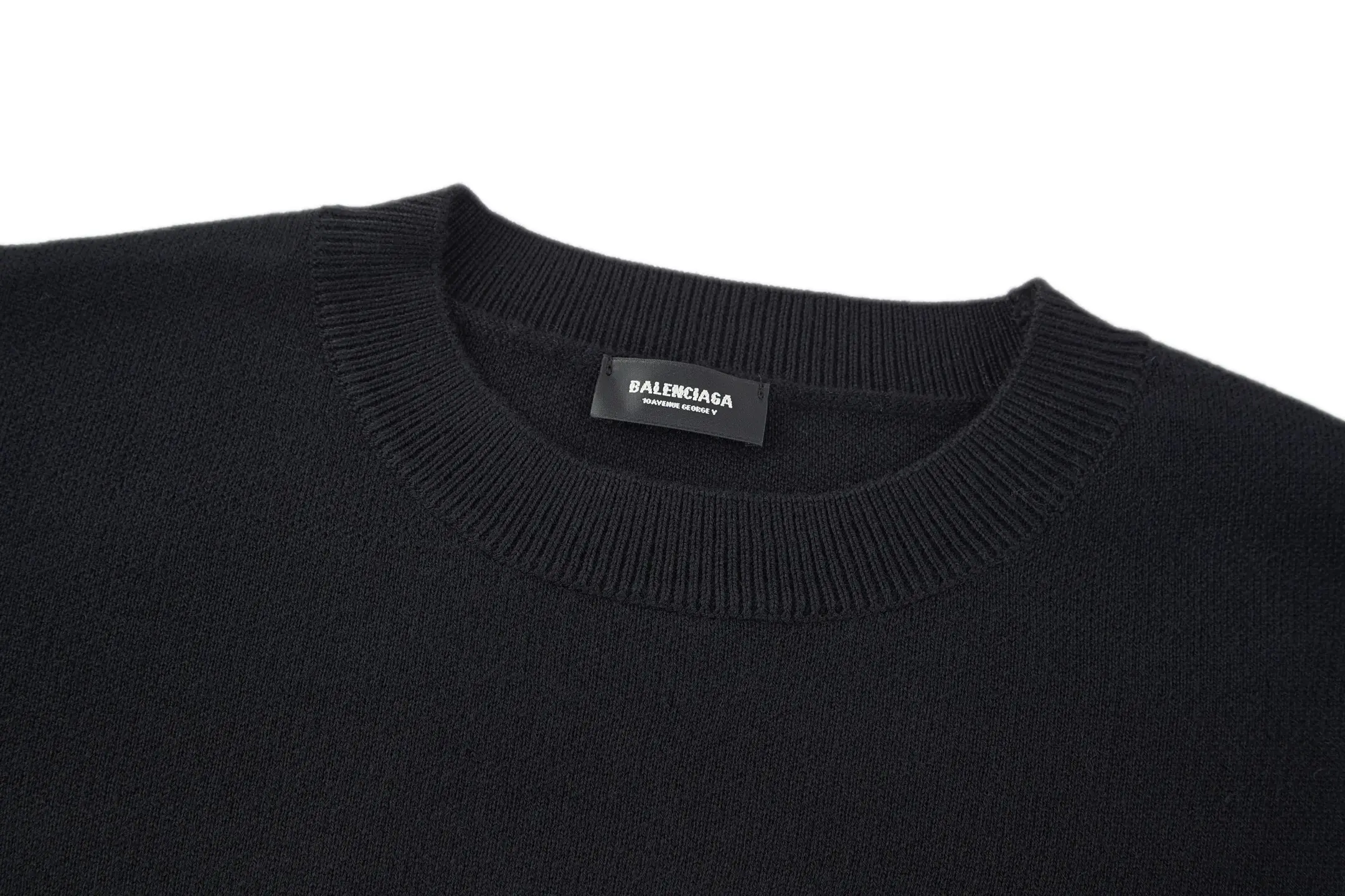 Logo-Plaque Wool-Blend Crew-Neck Sweater D24522481 — view 4