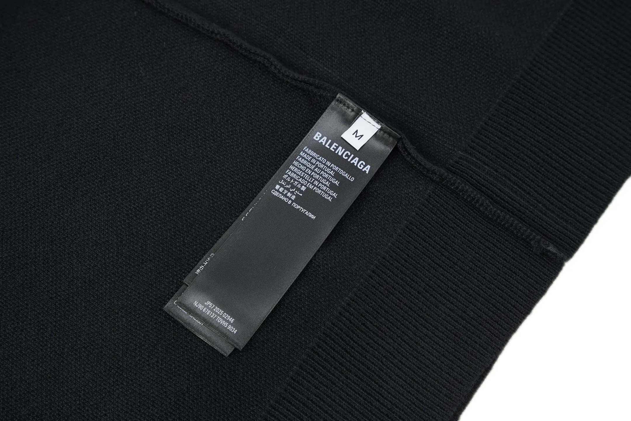 Logo-Plaque Wool-Blend Crew-Neck Sweater D24522481 — view 9