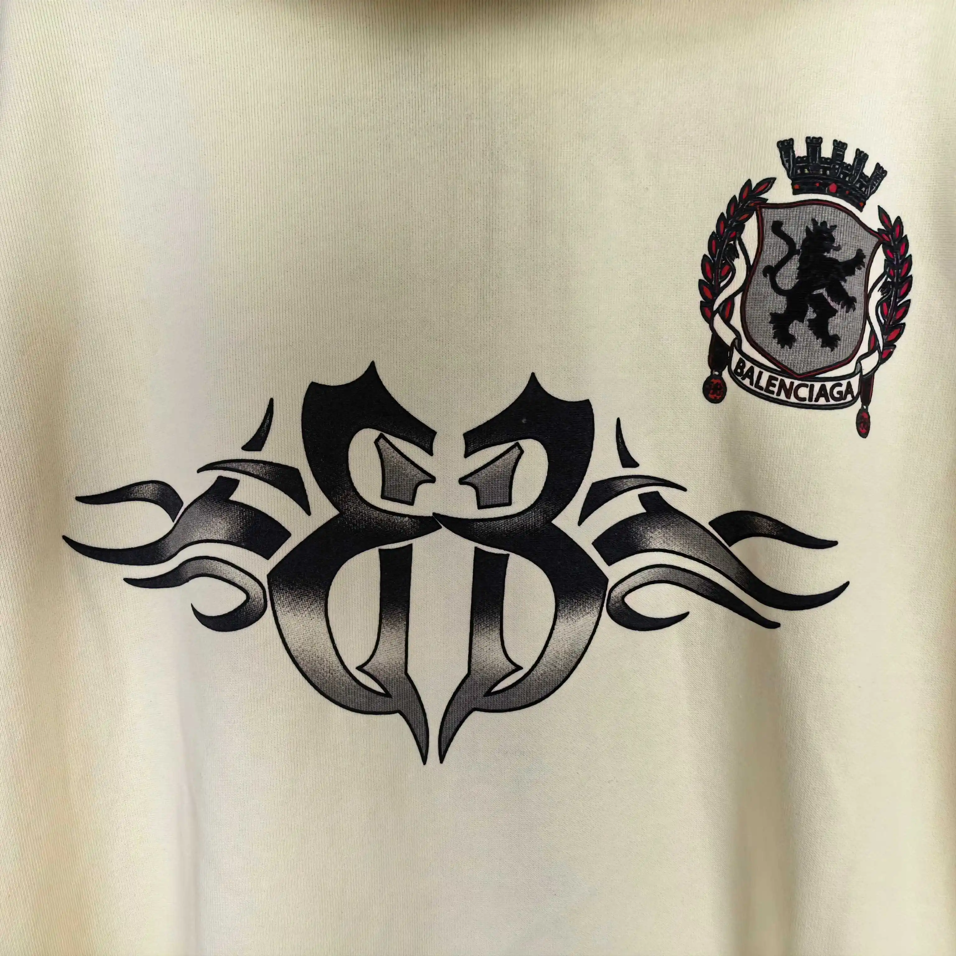 Tattoo Logo Print Zip-Up Hoodie D24524460 — view 13