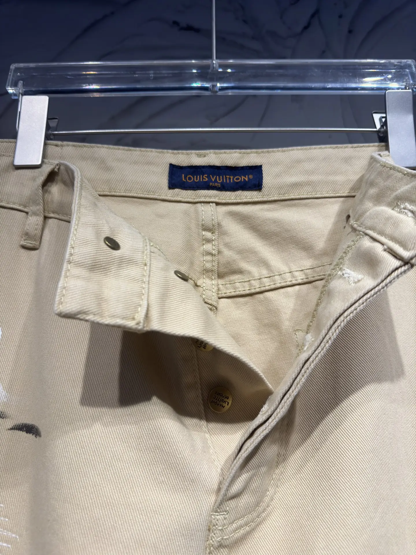 Paint-Splatter Embroidered Carpenter Trousers D24524322 — view 18
