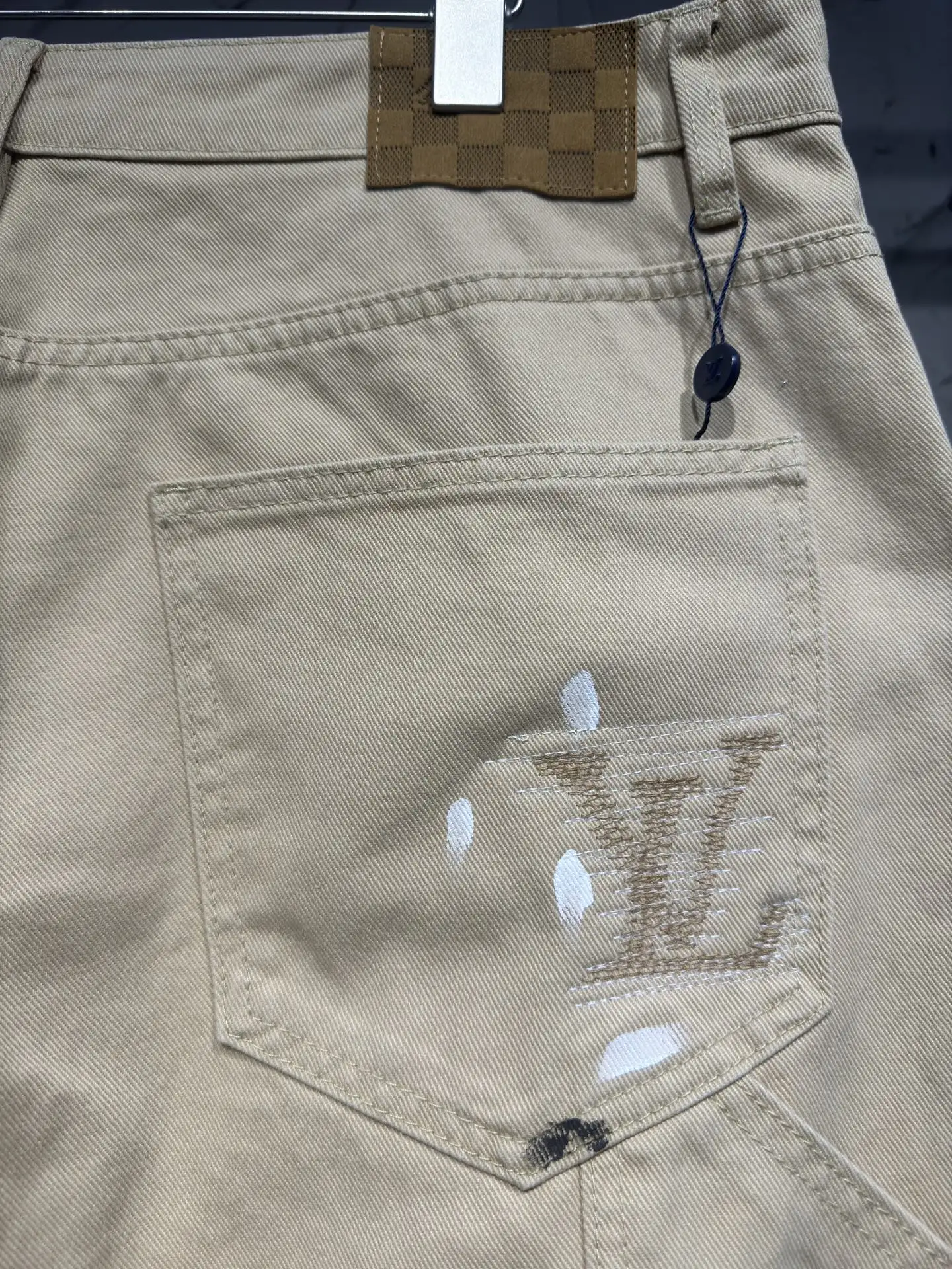 Paint-Splatter Embroidered Carpenter Trousers D24524322 — view 21