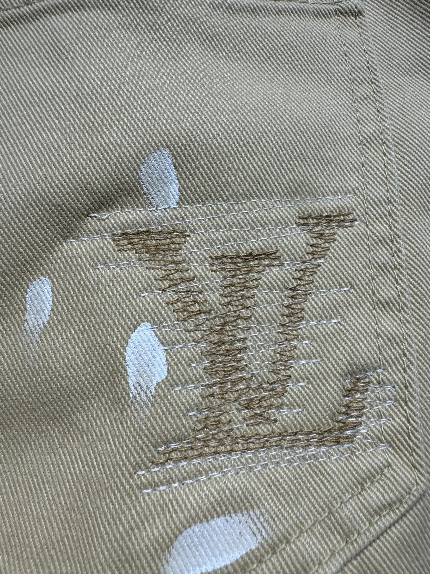 Paint-Splatter Embroidered Carpenter Trousers D24524322 — view 22
