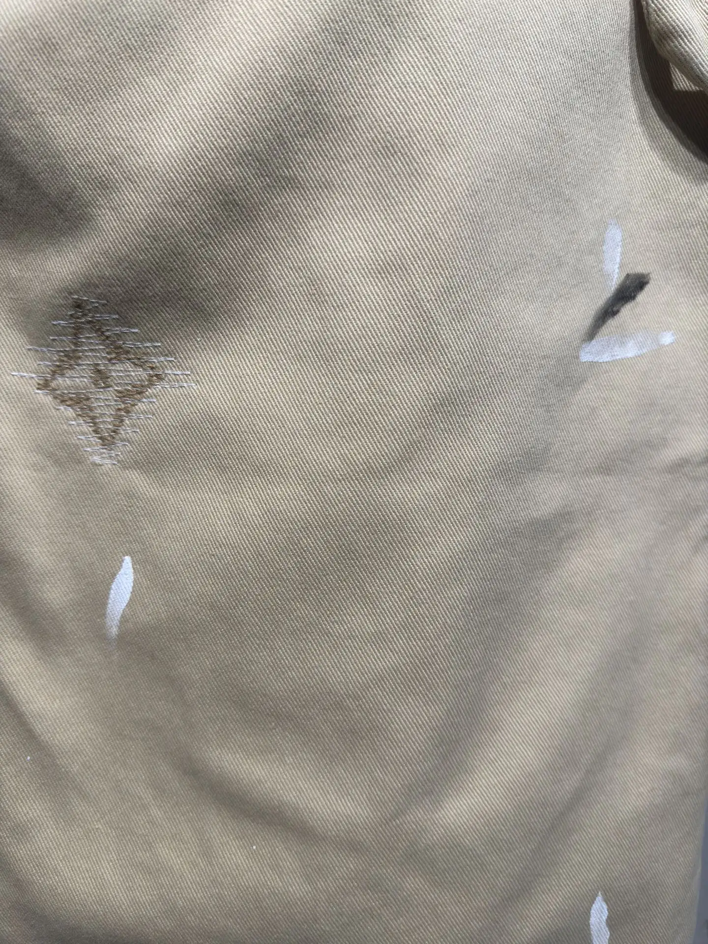 Paint-Splatter Embroidered Carpenter Trousers D24524322 — view 25
