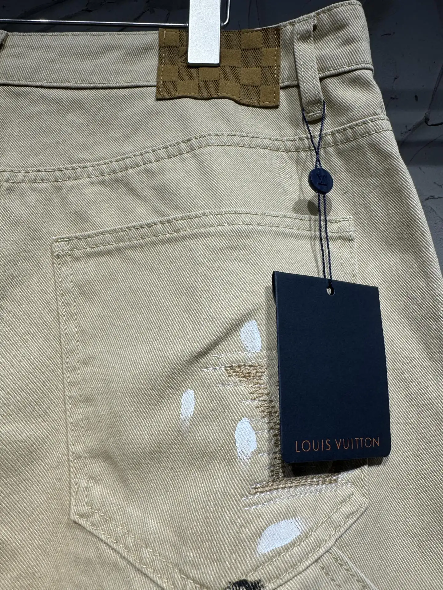 Paint-Splatter Embroidered Carpenter Trousers D24524322 — view 31
