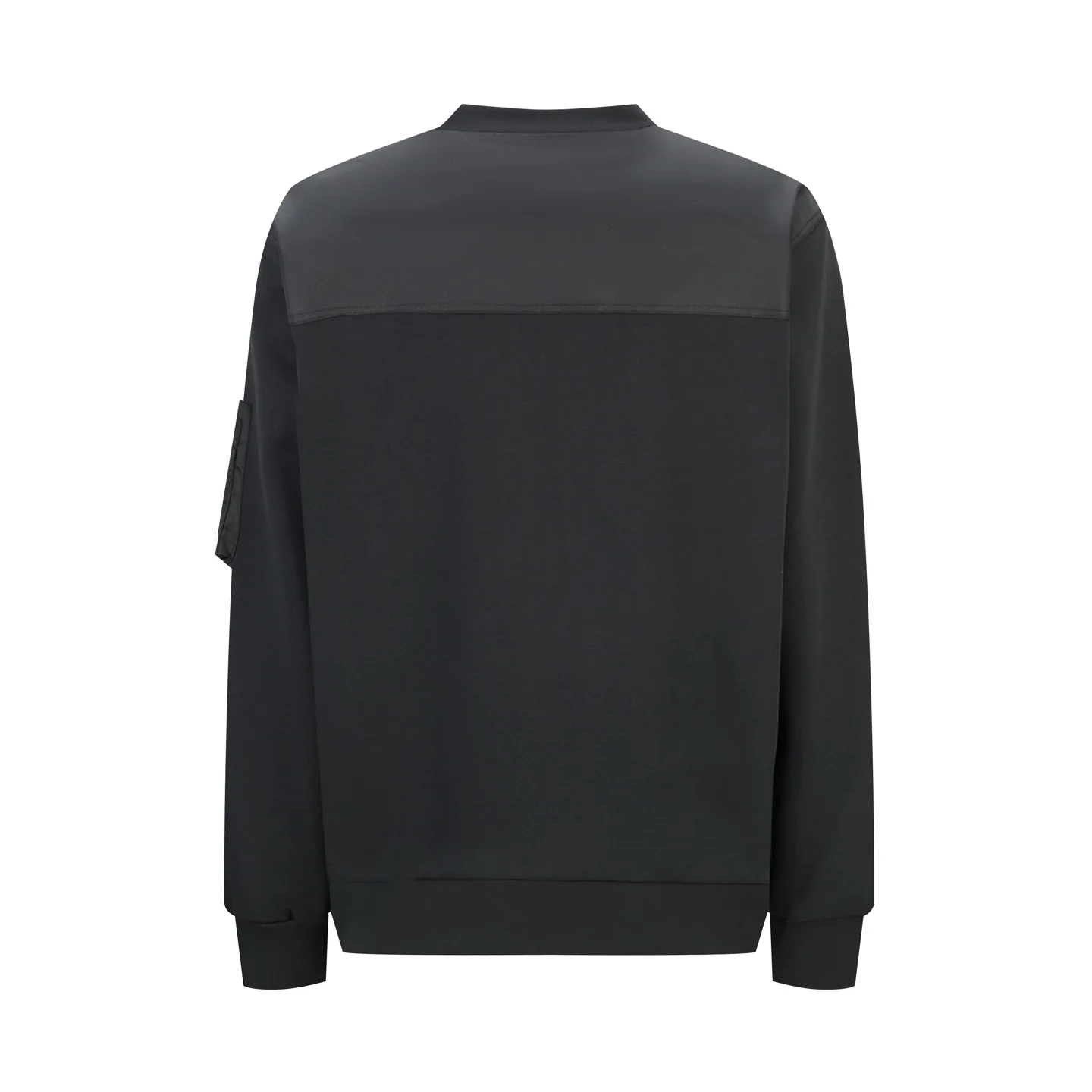 Oversized Re-Nylon Detail Crew-Neck Sweatshirt D24522370 — view 2