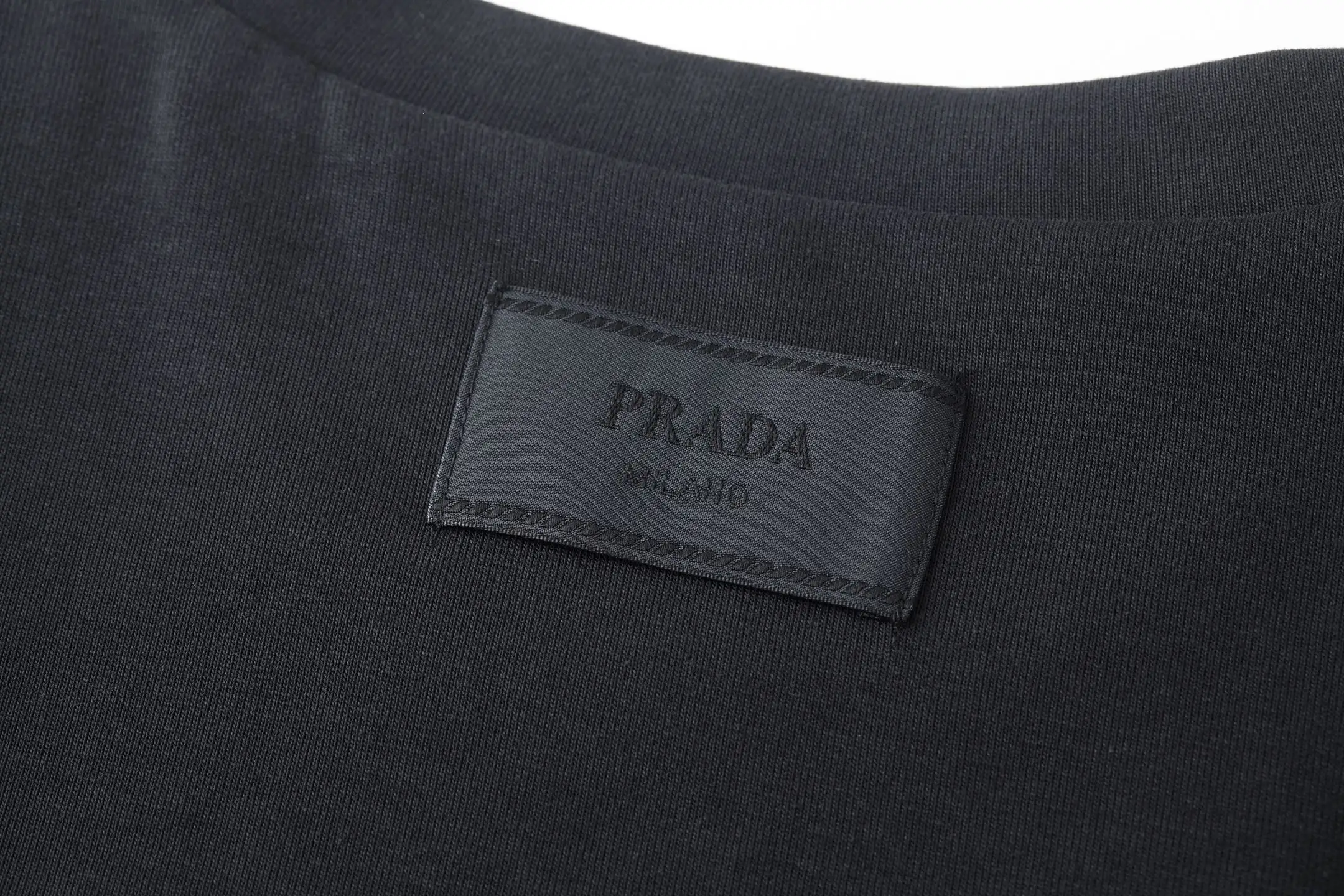 Oversized Re-Nylon Detail Crew-Neck Sweatshirt D24522370 — view 8