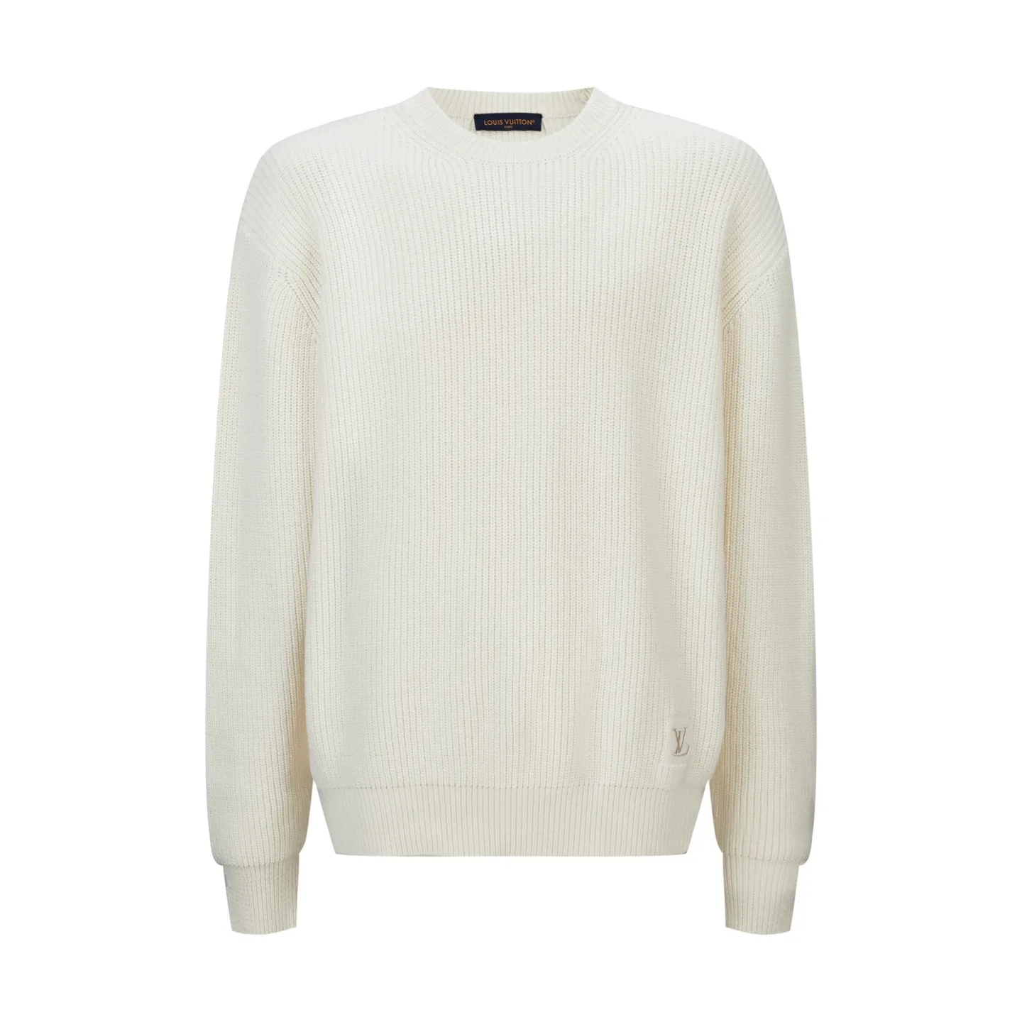 Logo-Embroidered Ribbed Cashmere-Blend Sweater D25022490