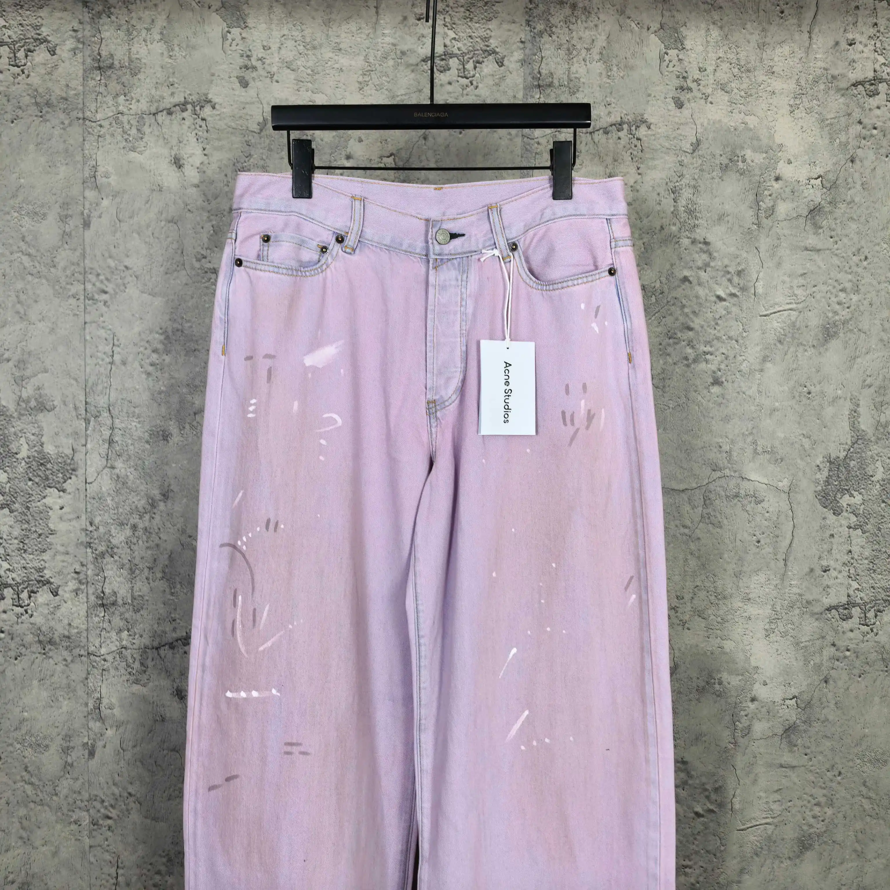 1981 Loose-Fit Splatter-Effect Jeans D25024580 — view 3