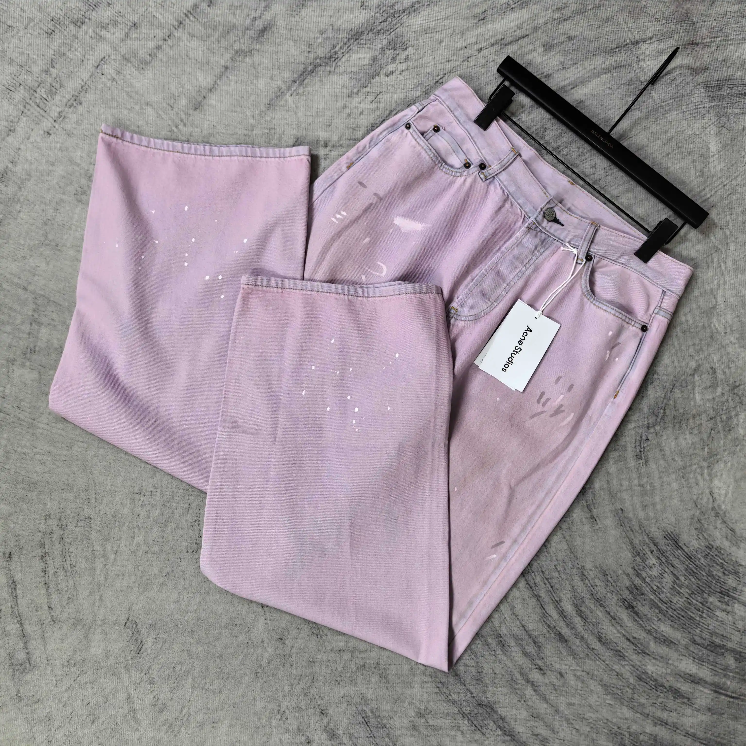 1981 Loose-Fit Splatter-Effect Jeans D25024580 — view 4