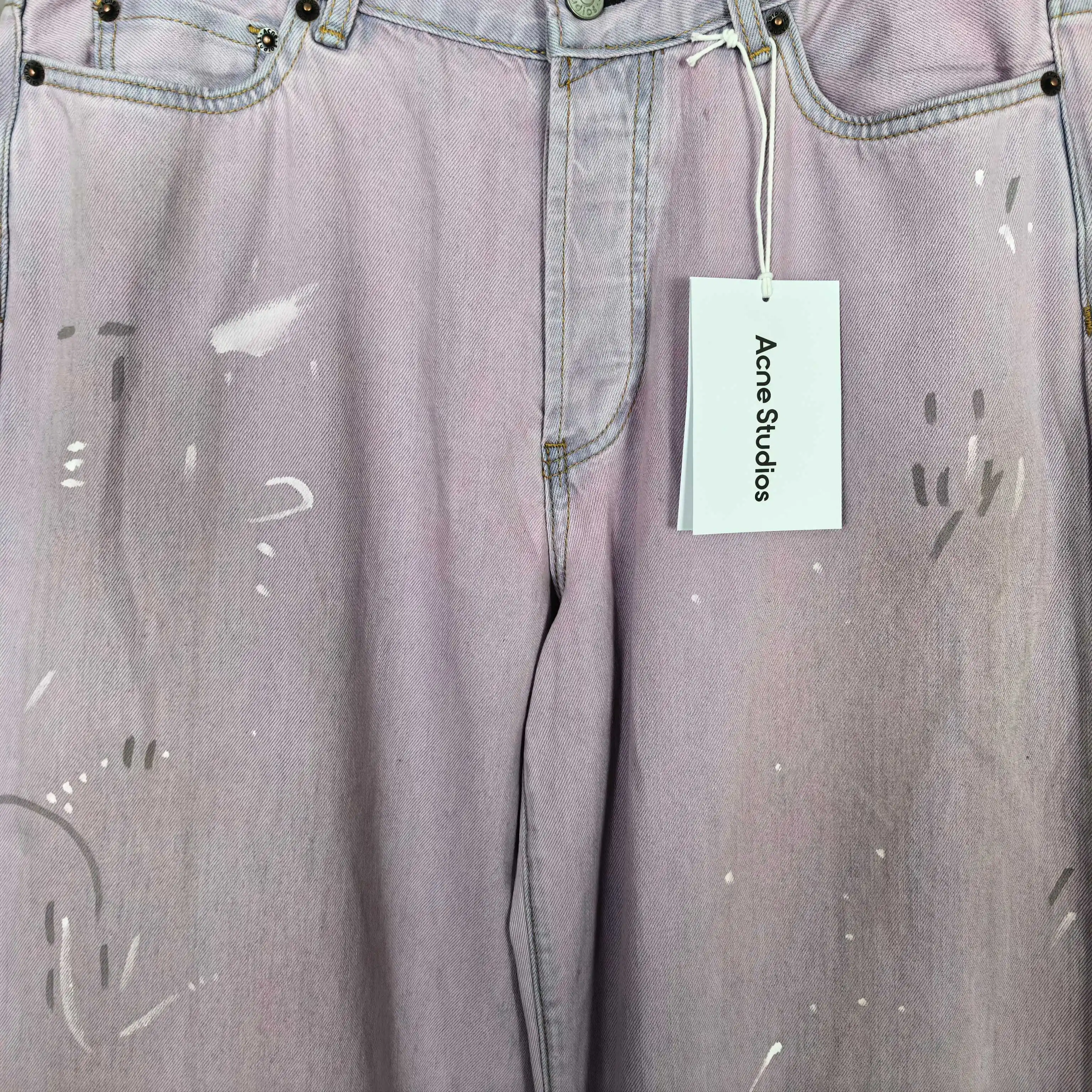 1981 Loose-Fit Splatter-Effect Jeans D25024580 — view 8