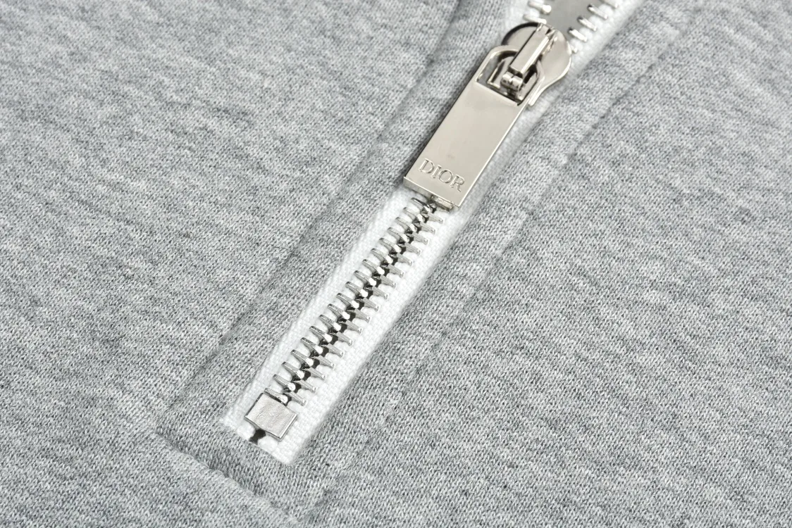 CD Logo Embroidered Half-Zip Sweatshirt D25022487 — view 5