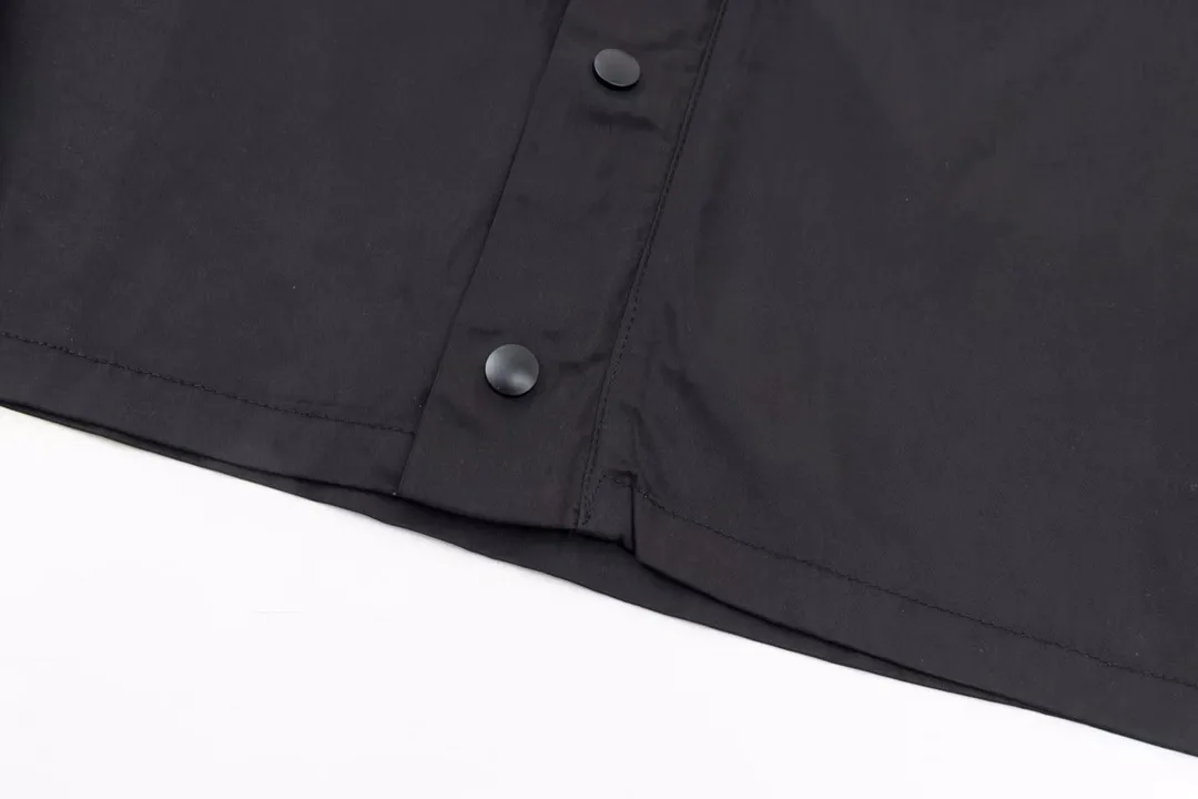Logo-Plaque Nylon Zip-Up Shirt Jacket D25013445 — view 7