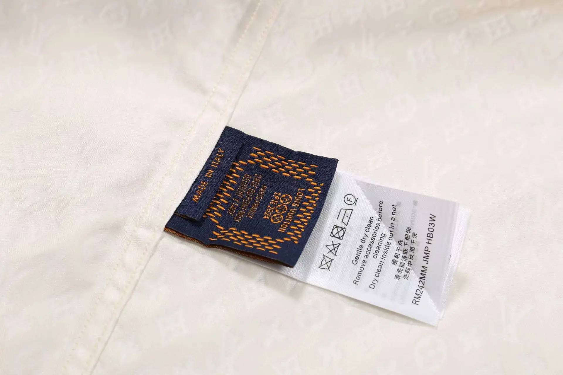 Monogram Jacquard Silk Evening Shirt D25013437 — view 9