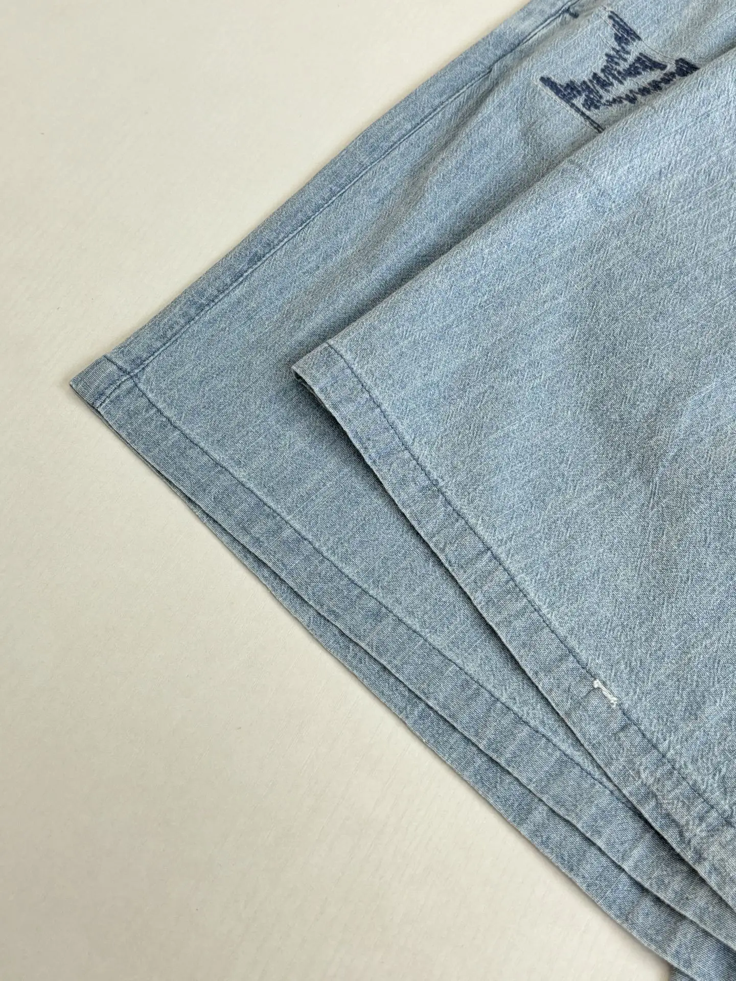 Monogram Embroidered Chambray Denim Shorts D25518725 — view 9