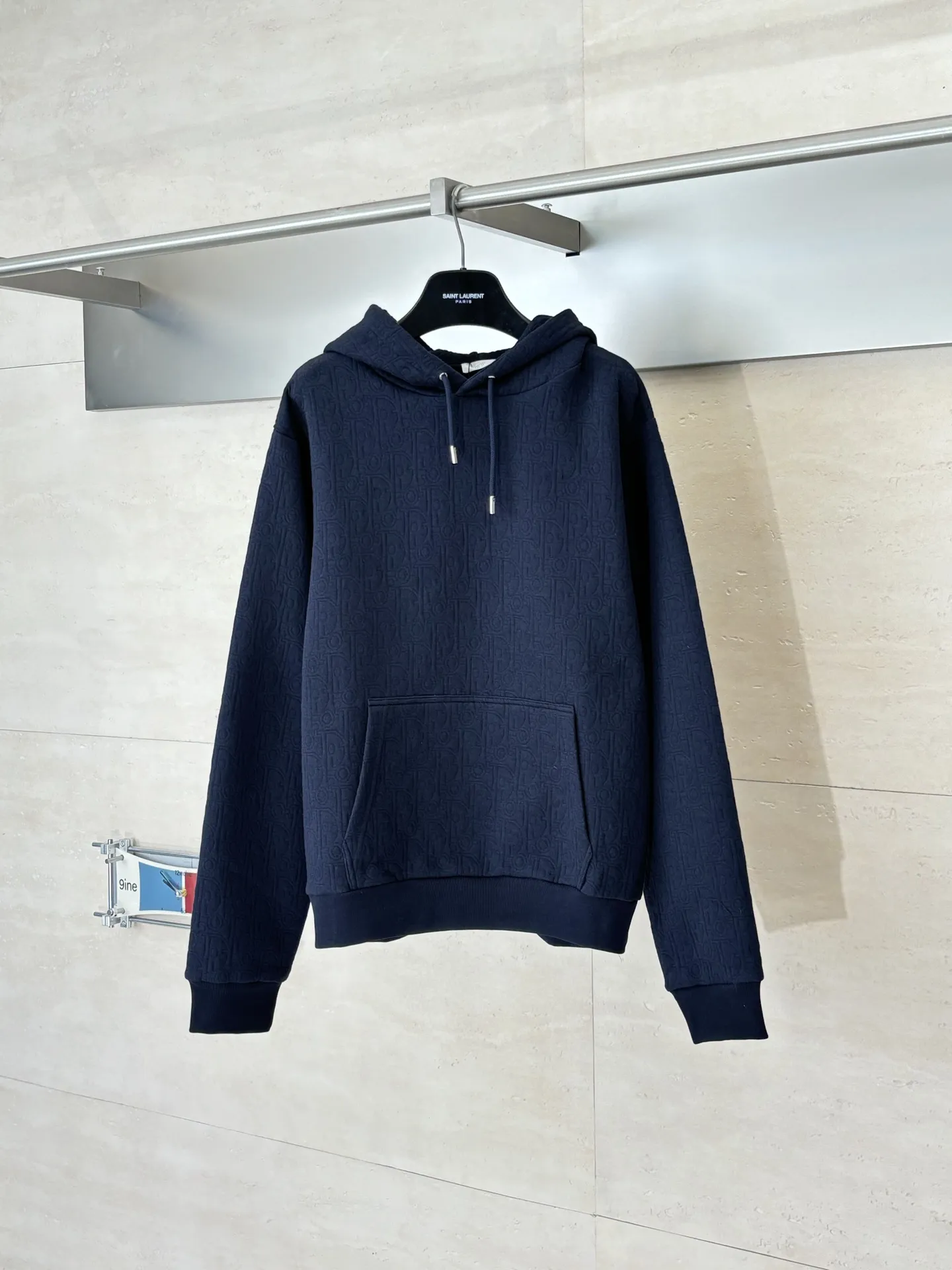 Oblique Jacquard Cotton-Blend Hoodie D25522013