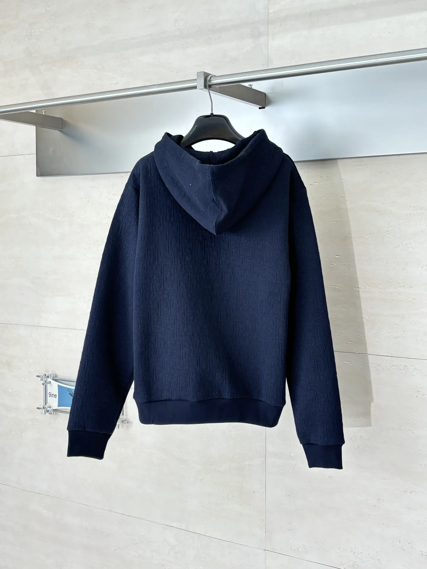 Oblique Jacquard Cotton-Blend Hoodie D25522013 — view 2