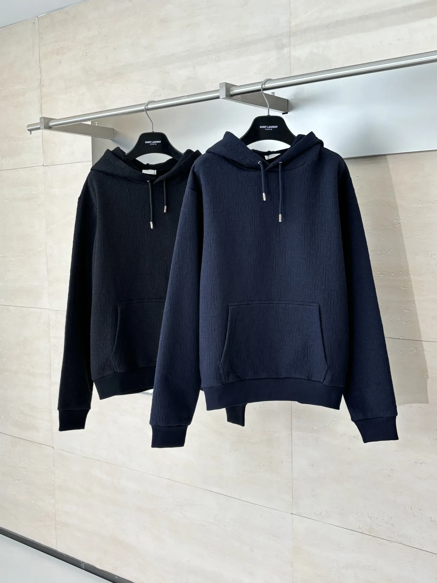 Oblique Jacquard Cotton-Blend Hoodie D25522013 — view 4