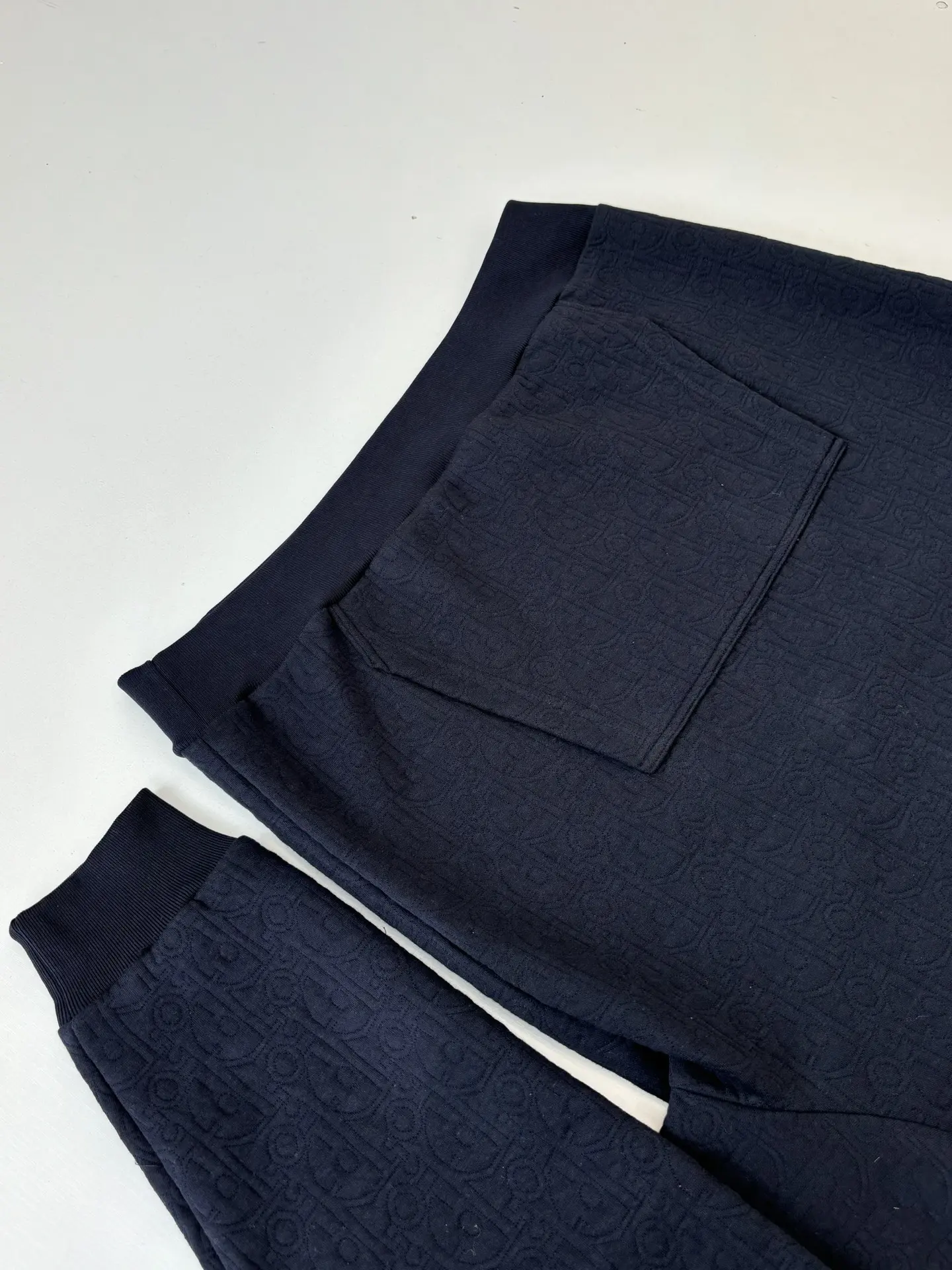 Oblique Jacquard Cotton-Blend Hoodie D25522013 — view 6
