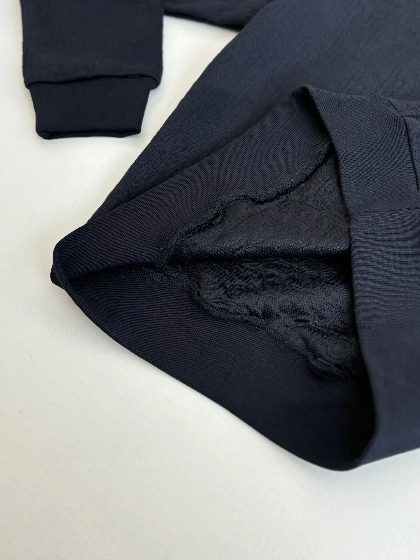 Oblique Jacquard Cotton-Blend Hoodie D25522013 — view 8