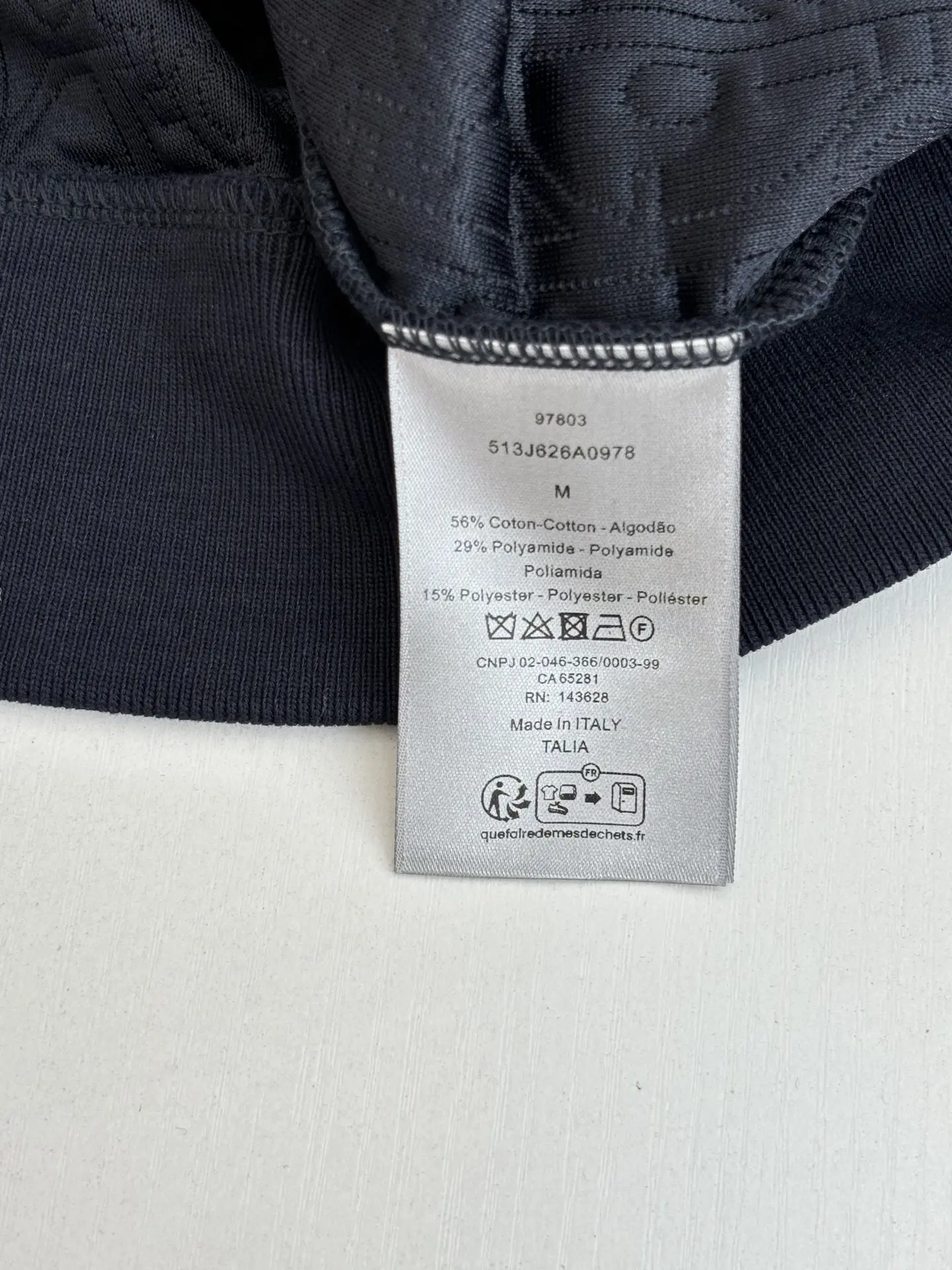 Oblique Jacquard Cotton-Blend Hoodie D25522013 — view 11
