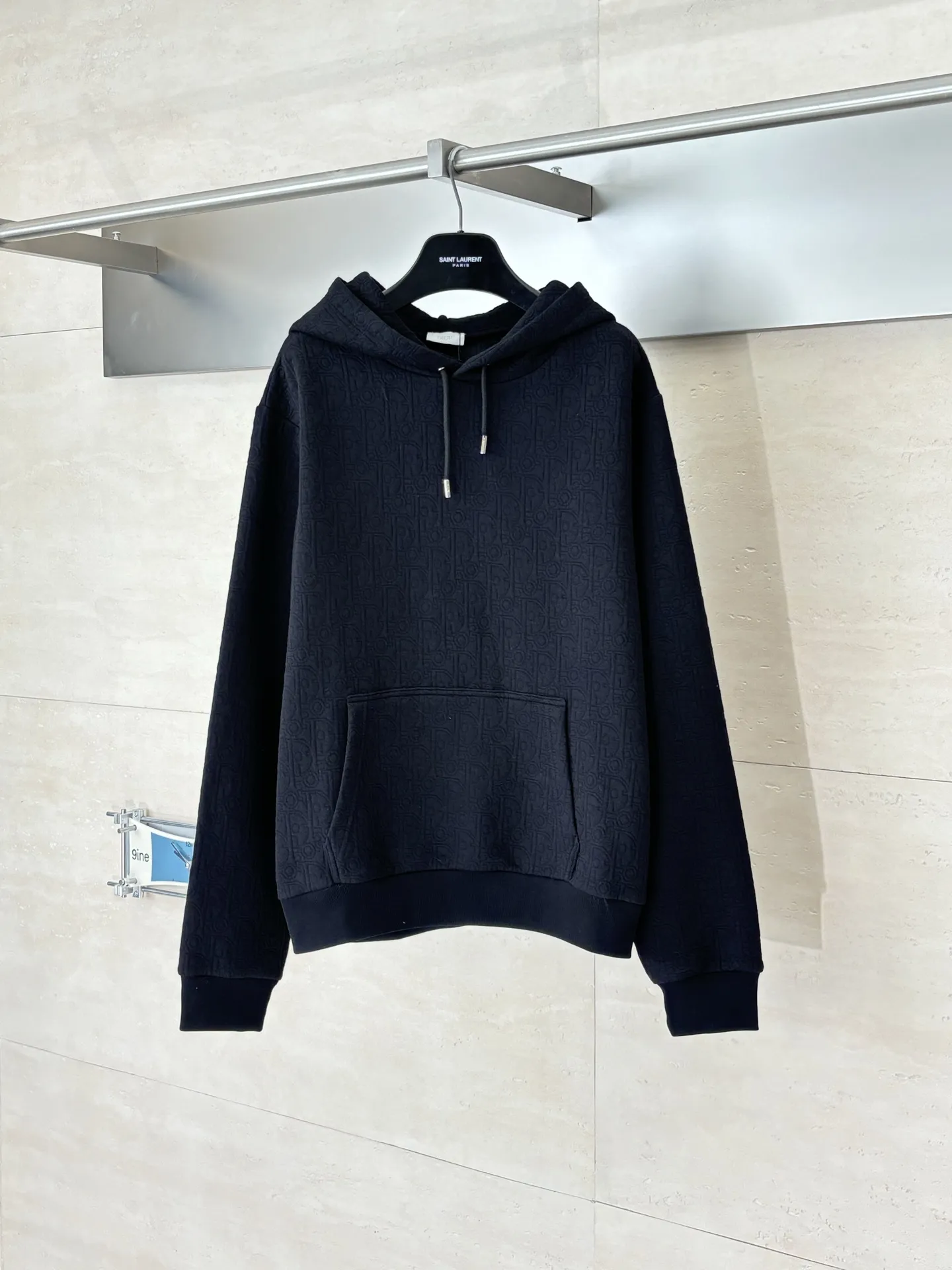 Oblique Jacquard Cotton-Blend Hoodie D25522012
