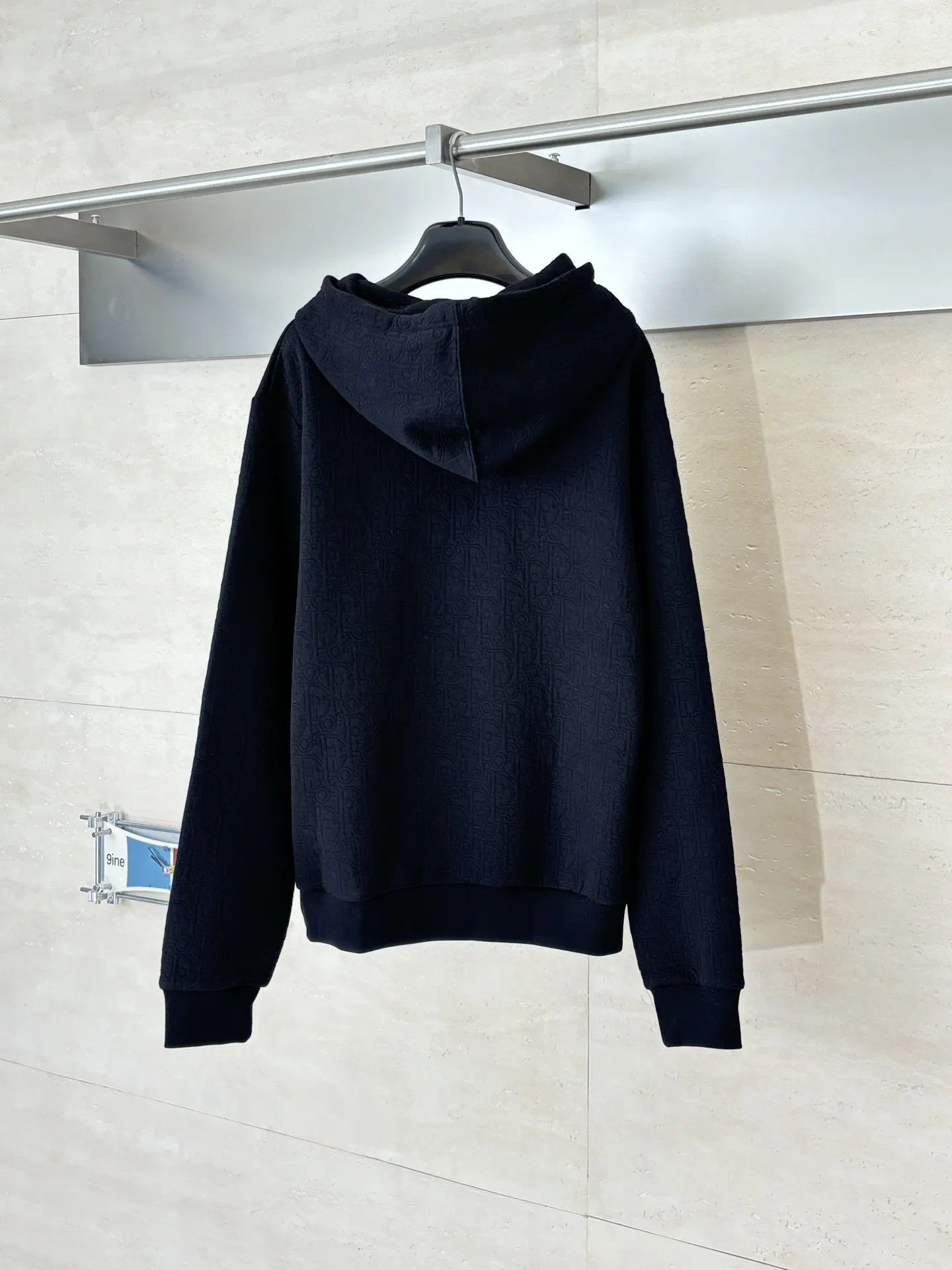Oblique Jacquard Cotton-Blend Hoodie D25522012 — view 2