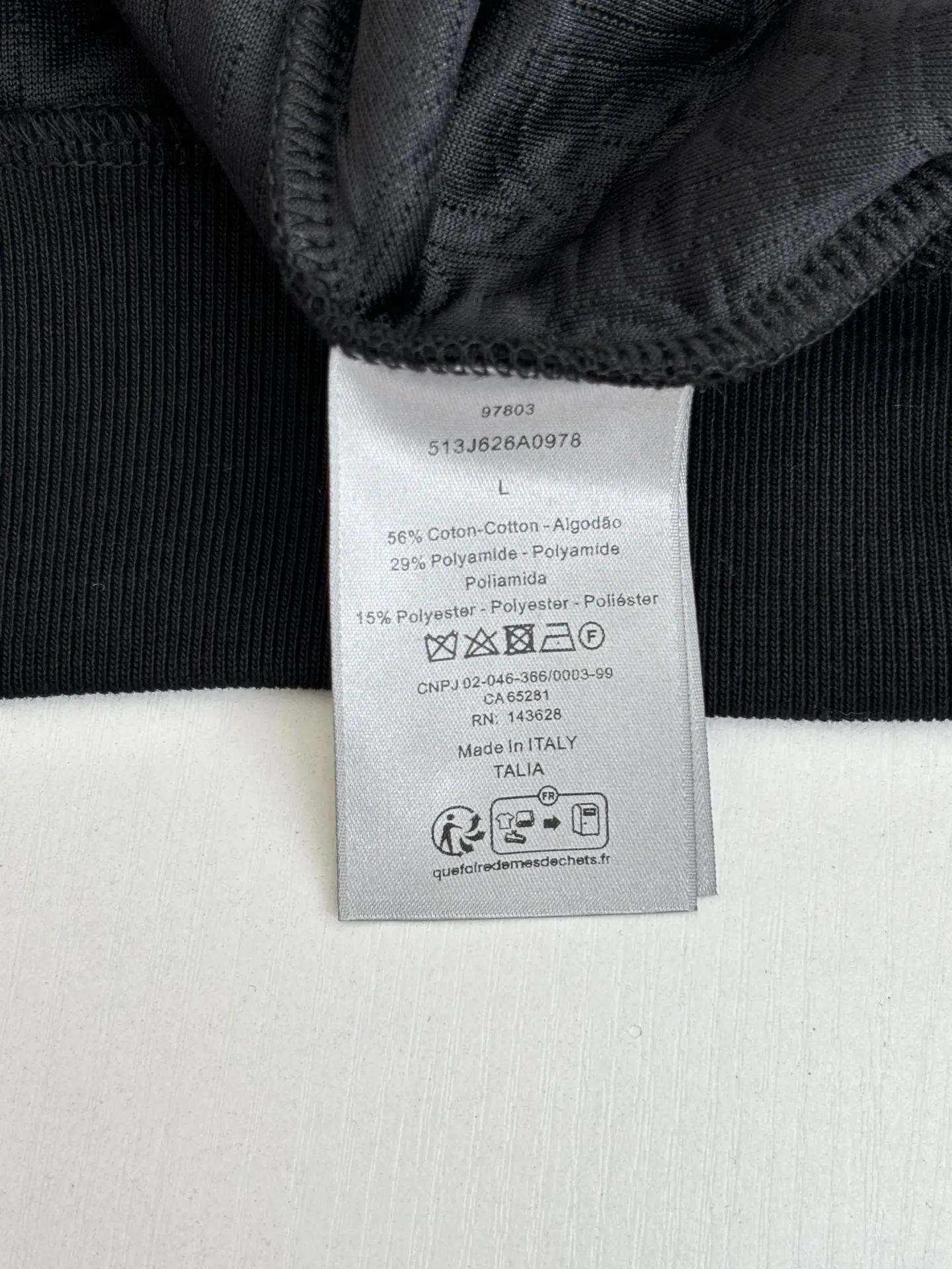 Oblique Jacquard Cotton-Blend Hoodie D25522012 — view 11