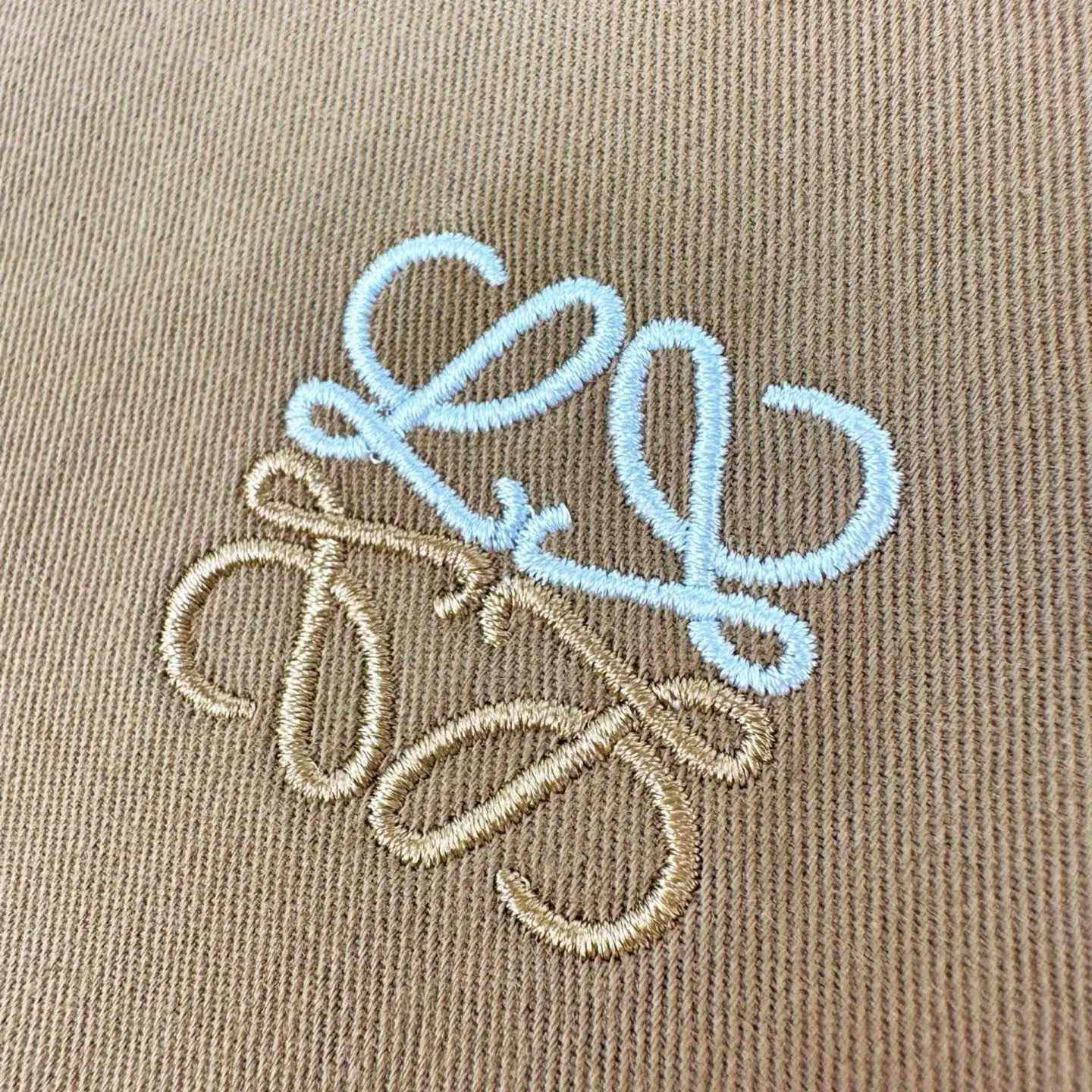 Anagram Embroidered Cotton-Twill Shirt D25522313 — view 5
