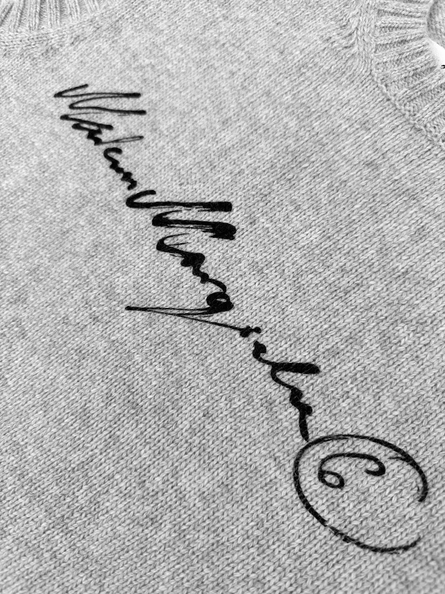 MM6 Signature Logo Knit Vest D25520395 — view 5