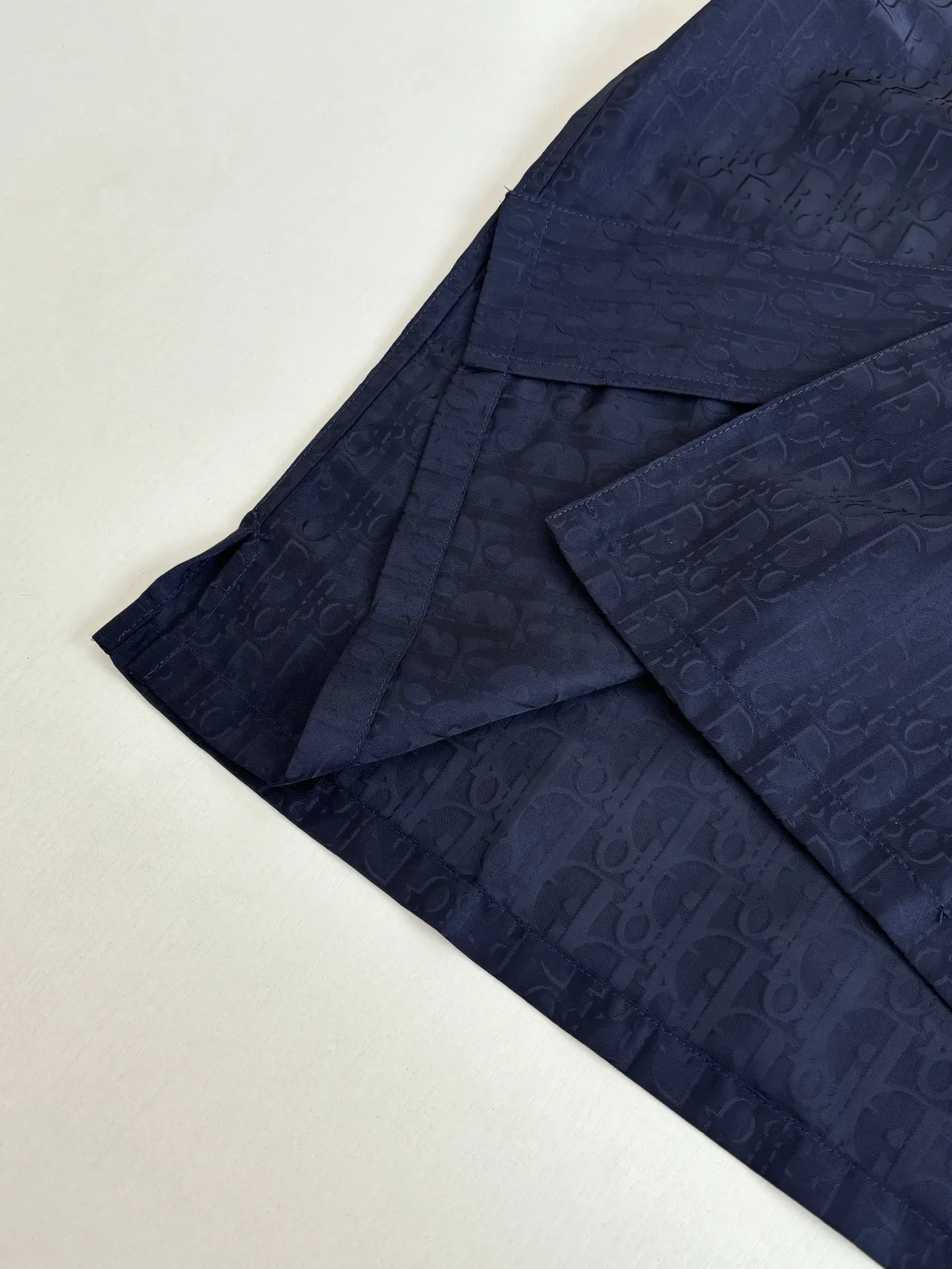 Oblique Jacquard Short-Sleeve Shirt D25818632 — view 6
