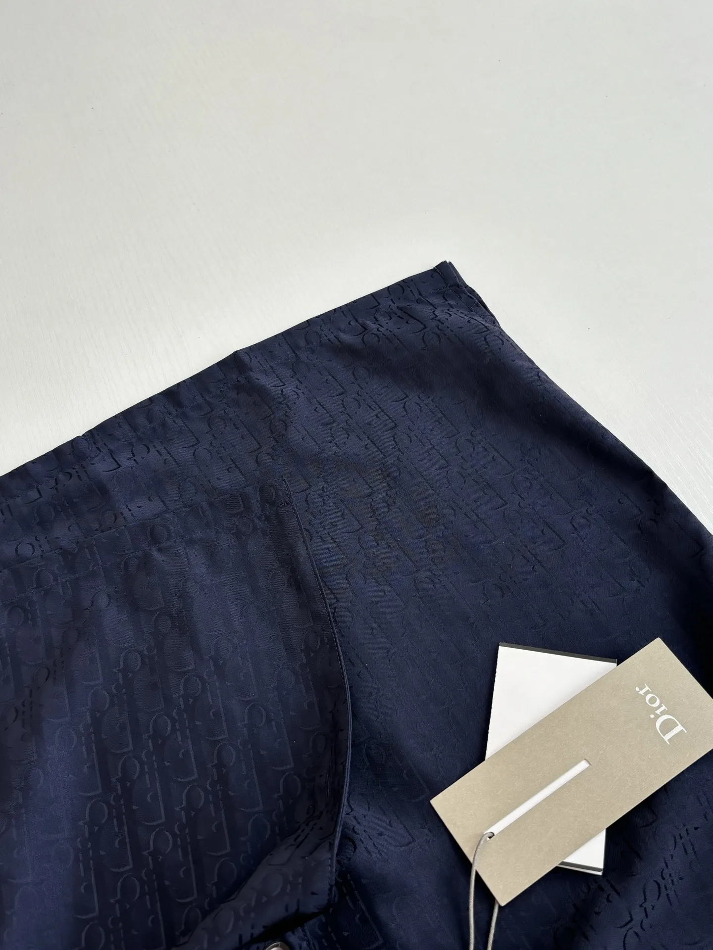 Oblique Jacquard Short-Sleeve Shirt D25818632 — view 7