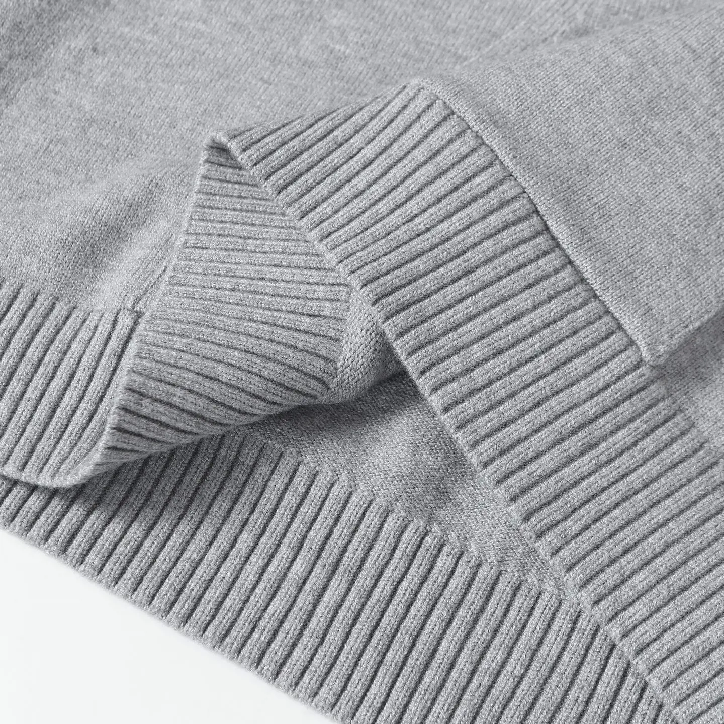 Half-Zip Knitted Cotton Hoodie D26024924 — view 9