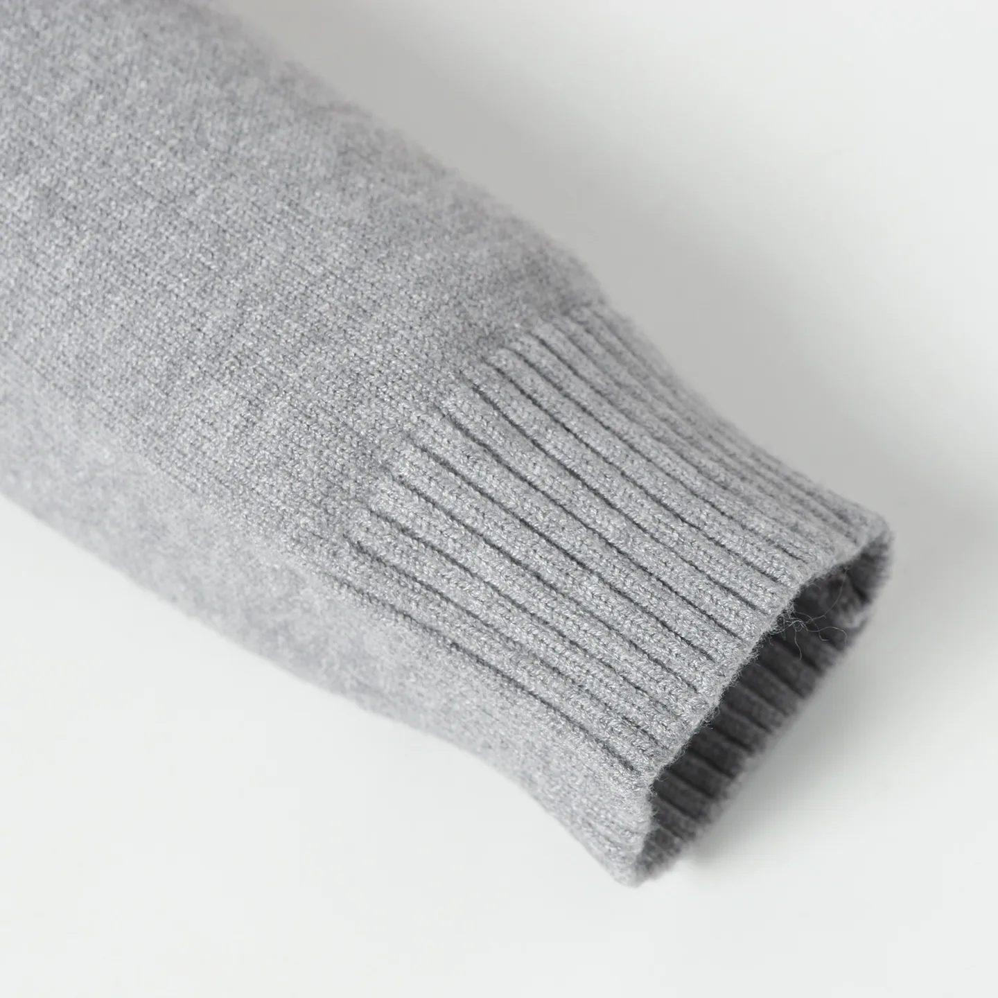Half-Zip Knitted Cotton Hoodie D26024924 — view 11
