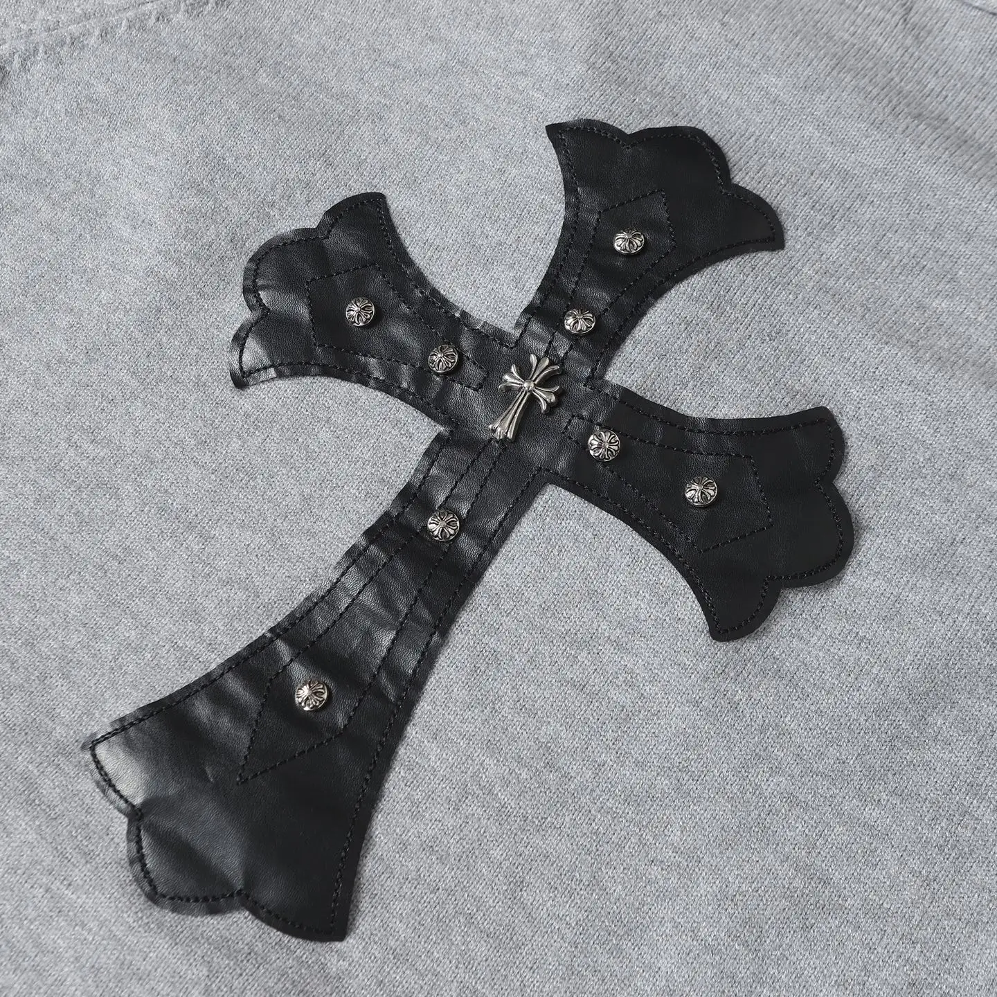 Half-Zip Knitted Cotton Hoodie D26024924 — view 14