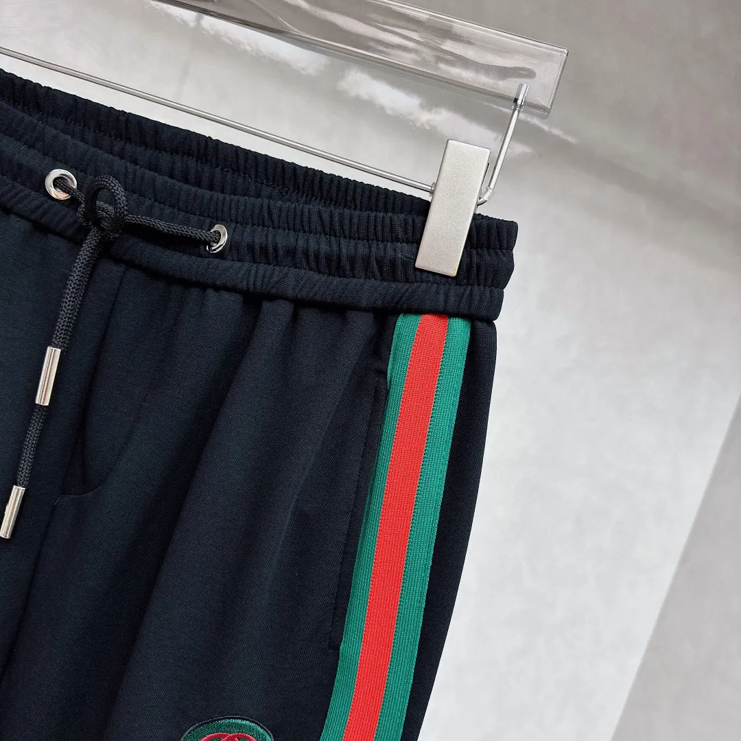 Web-Stripe Logo Cotton-Blend Sweatpants D26014850 — view 2