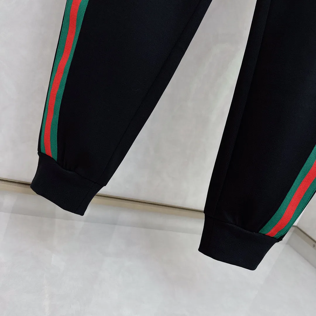 Web-Stripe Logo Cotton-Blend Sweatpants D26014850 — view 5