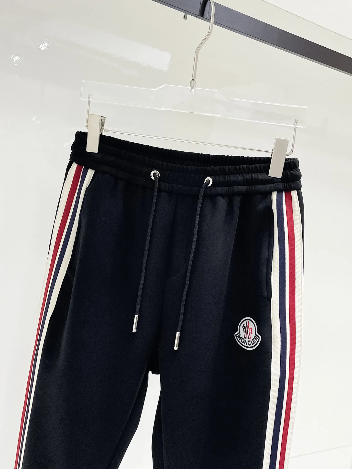 Logo-Appliquéd Striped Cotton-Blend Sweatpants D26014852 — view 4