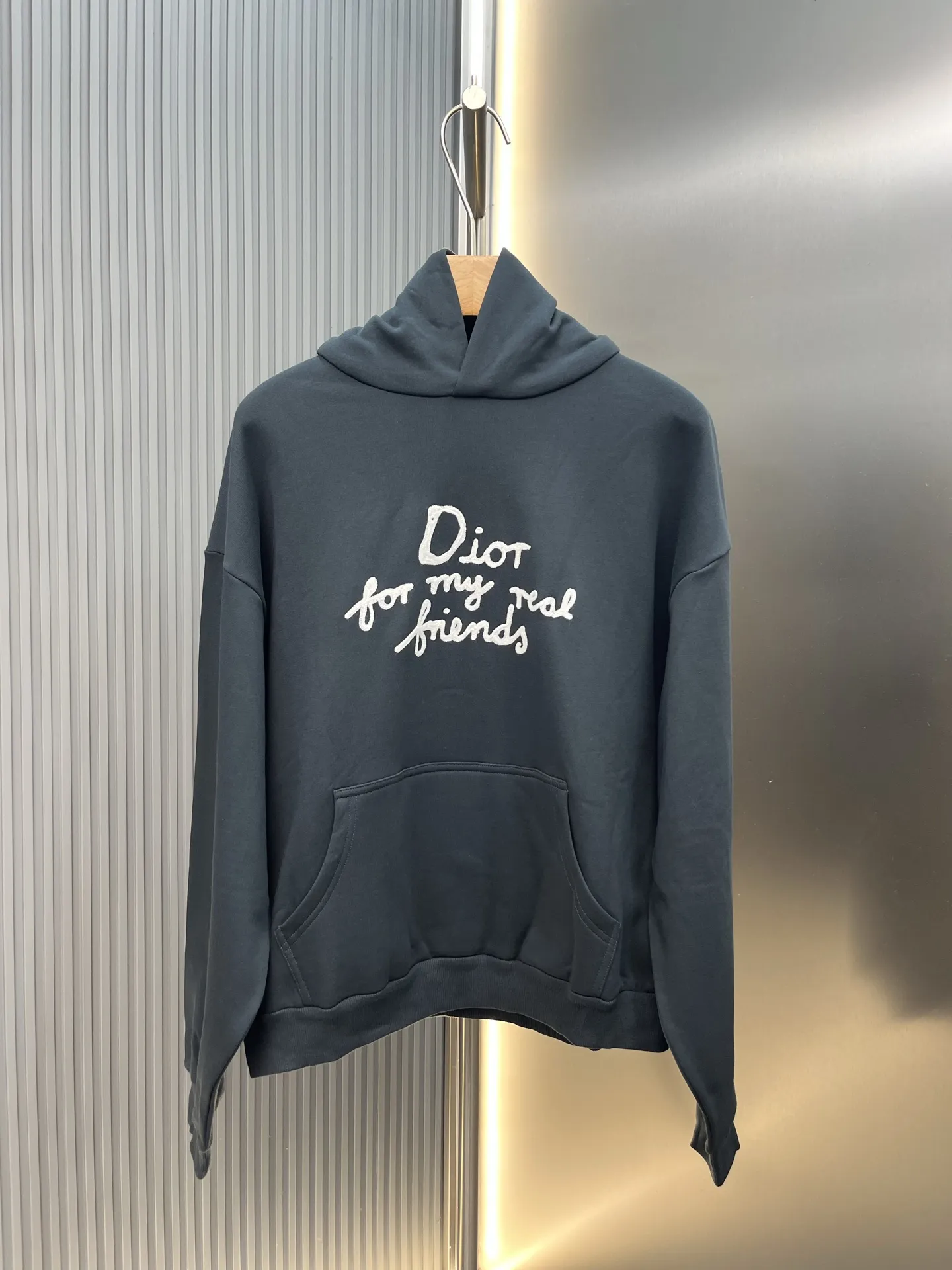 Signature Script Embroidered Hoodie D26020426
