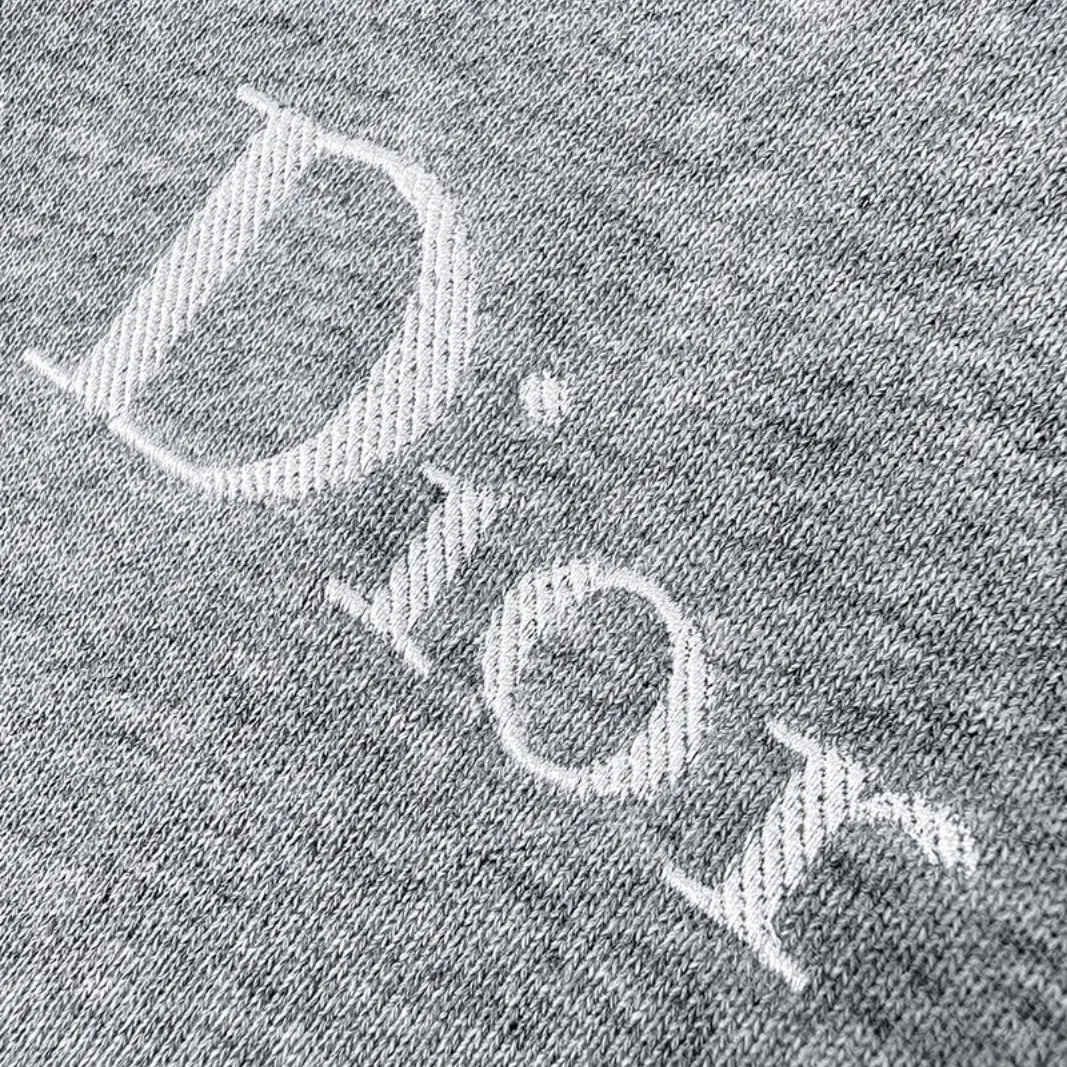 Logo Embroidery Cotton-Fleece Hoodie D26022314 — view 5