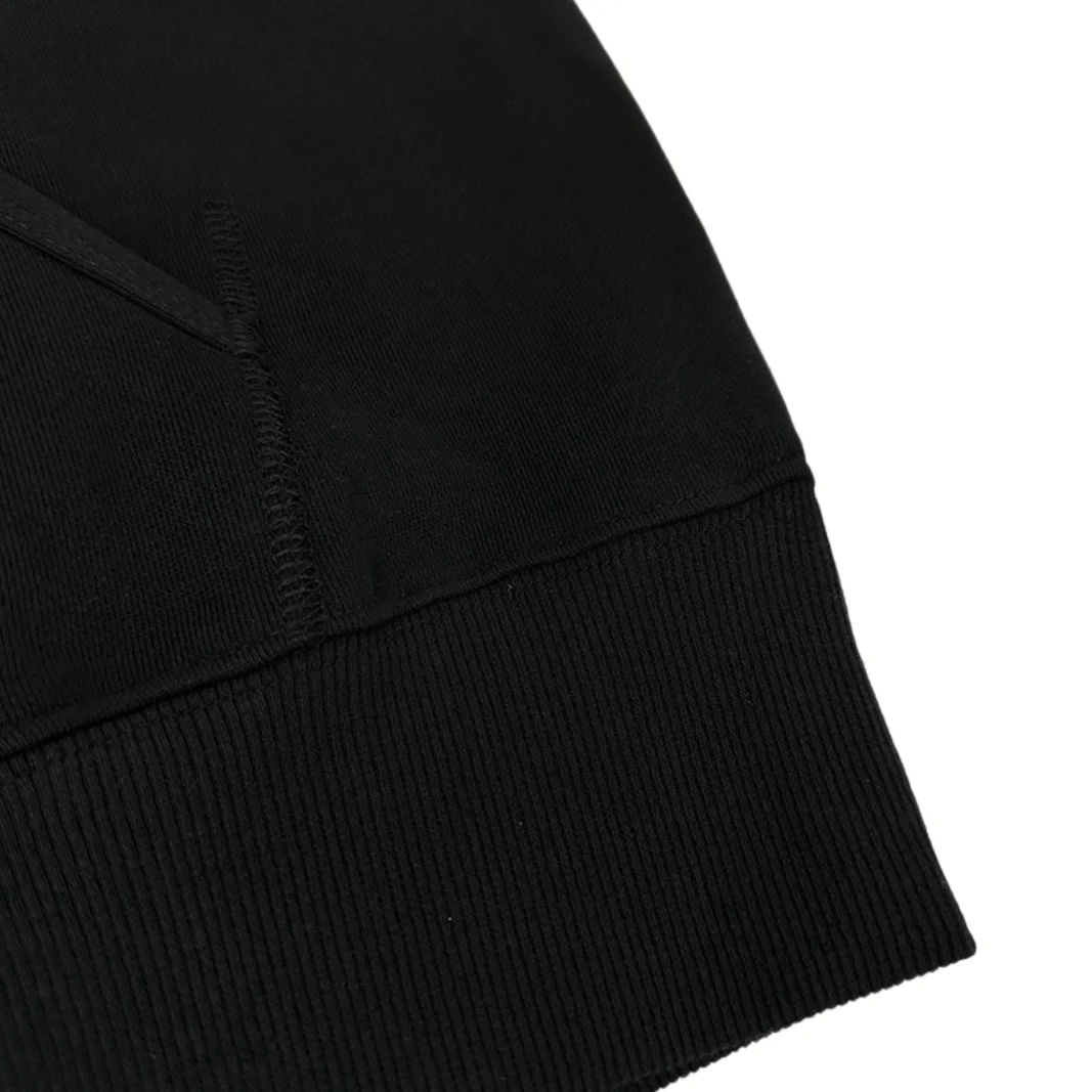 Logo Embroidered Cotton-Fleece Hoodie D26022315 — view 9