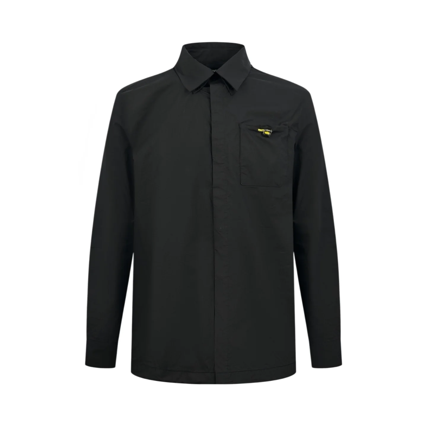 Logo-Embroidered Cotton-Blend Shirt with Utility Pocket D26022312