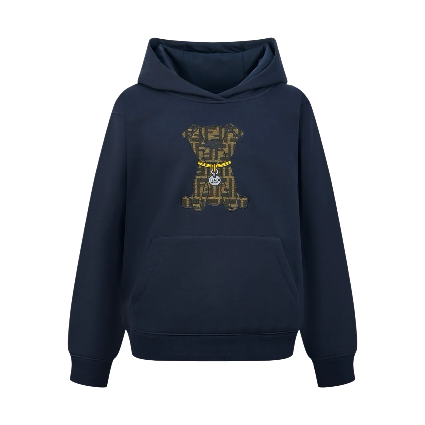 Ito Dog Embroidered FF Monogram Hoodie D26022519