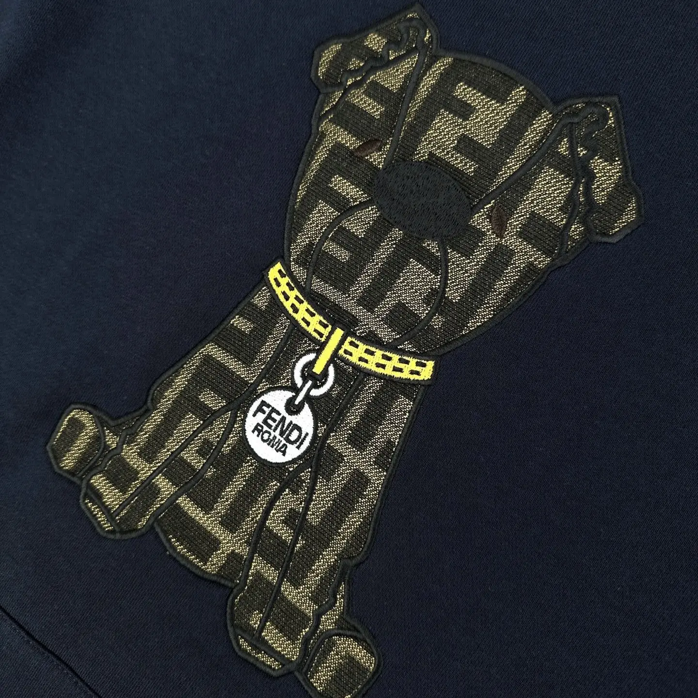 Ito Dog Embroidered FF Monogram Hoodie D26022519 — view 6