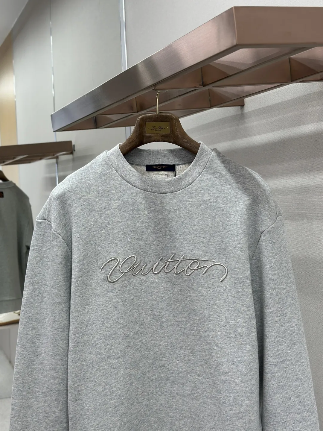 Embroidered Signature Crew-Neck Sweatshirt D26019190 — view 4