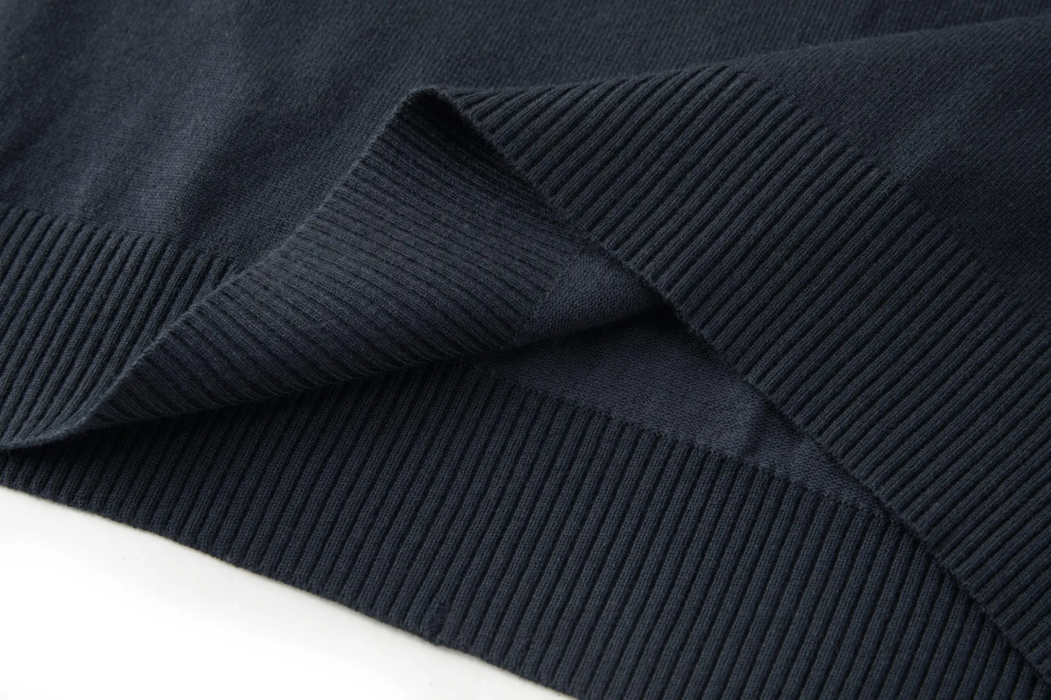 Layered-Effect Cashmere and Cotton Knit Sweater D26020528 — view 7