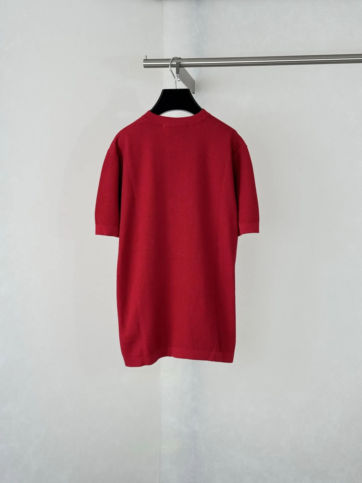 Silk-Blend Waffle-Knit T-Shirt D26518760 — view 2
