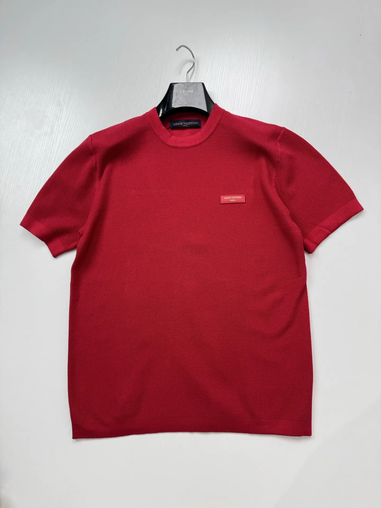 Silk-Blend Waffle-Knit T-Shirt D26518760 — view 3