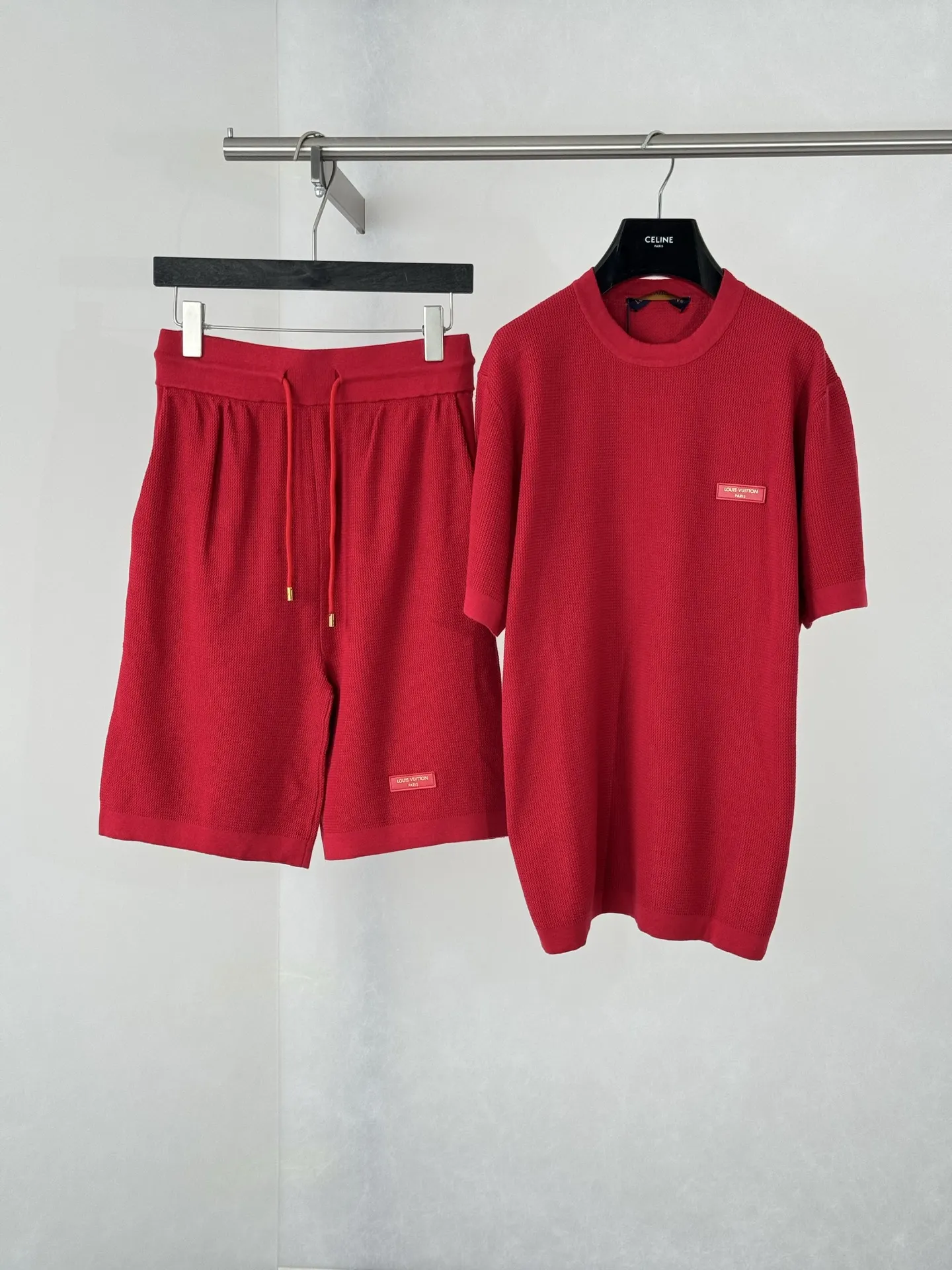 Silk-Blend Waffle-Knit T-Shirt D26518760 — view 12